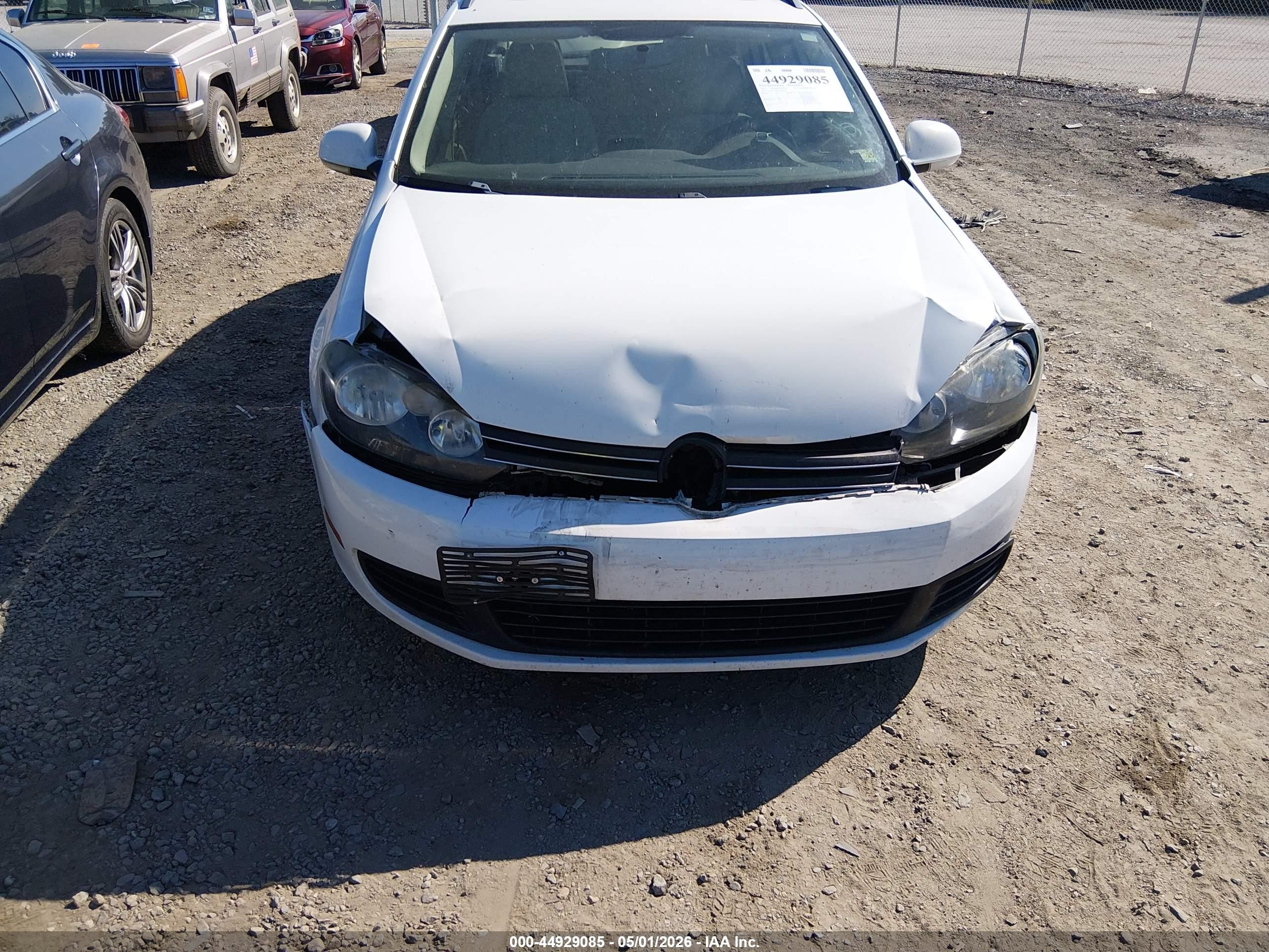 2012 Volkswagen Jetta Sportwagen 2.0l Tdi White vin: 3VWPL7AJ2CM653126