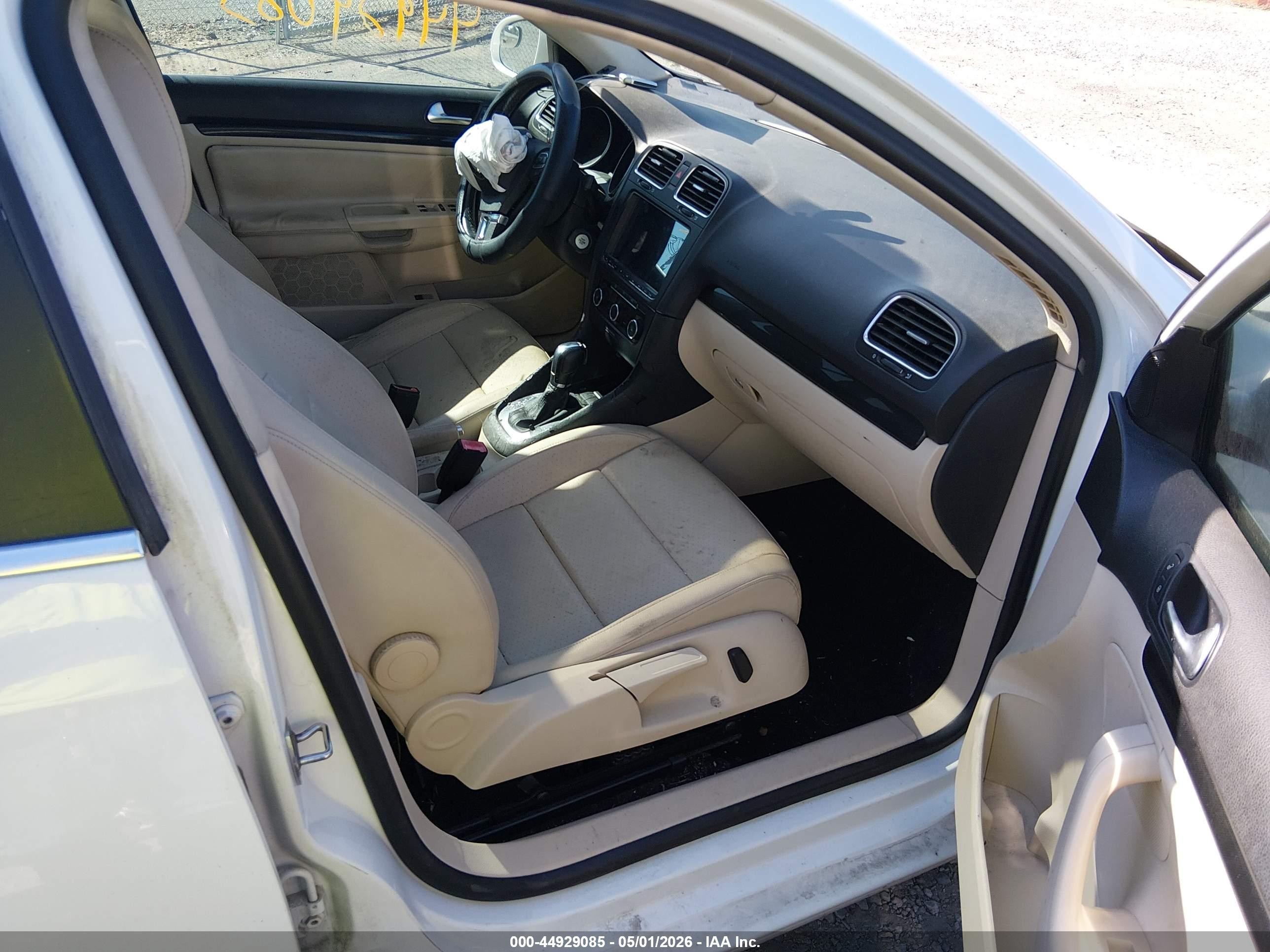 2012 Volkswagen Jetta Sportwagen 2.0l Tdi White vin: 3VWPL7AJ2CM653126