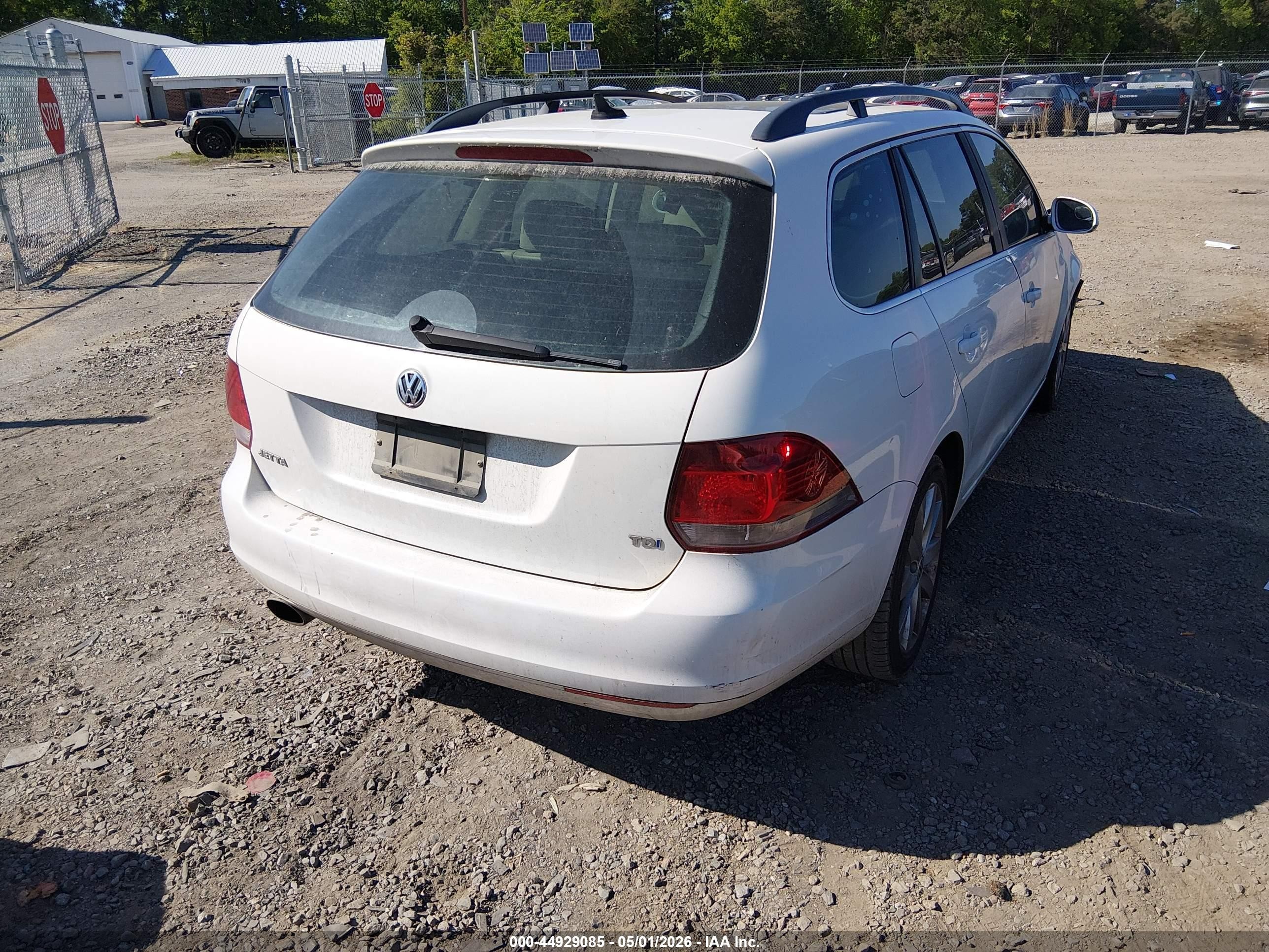 2012 Volkswagen Jetta Sportwagen 2.0l Tdi White vin: 3VWPL7AJ2CM653126