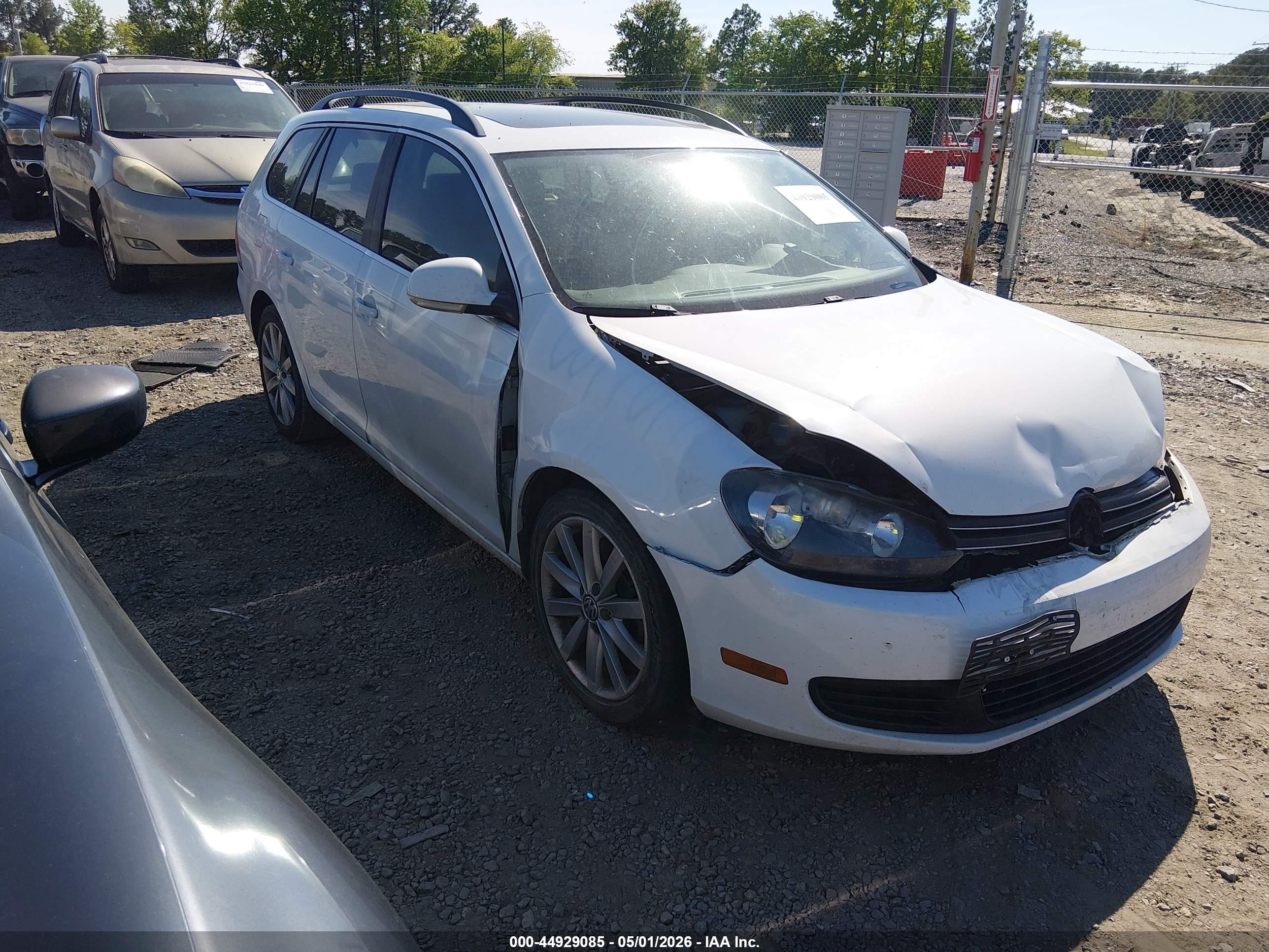 2012 Volkswagen Jetta Sportwagen 2.0l Tdi White vin: 3VWPL7AJ2CM653126