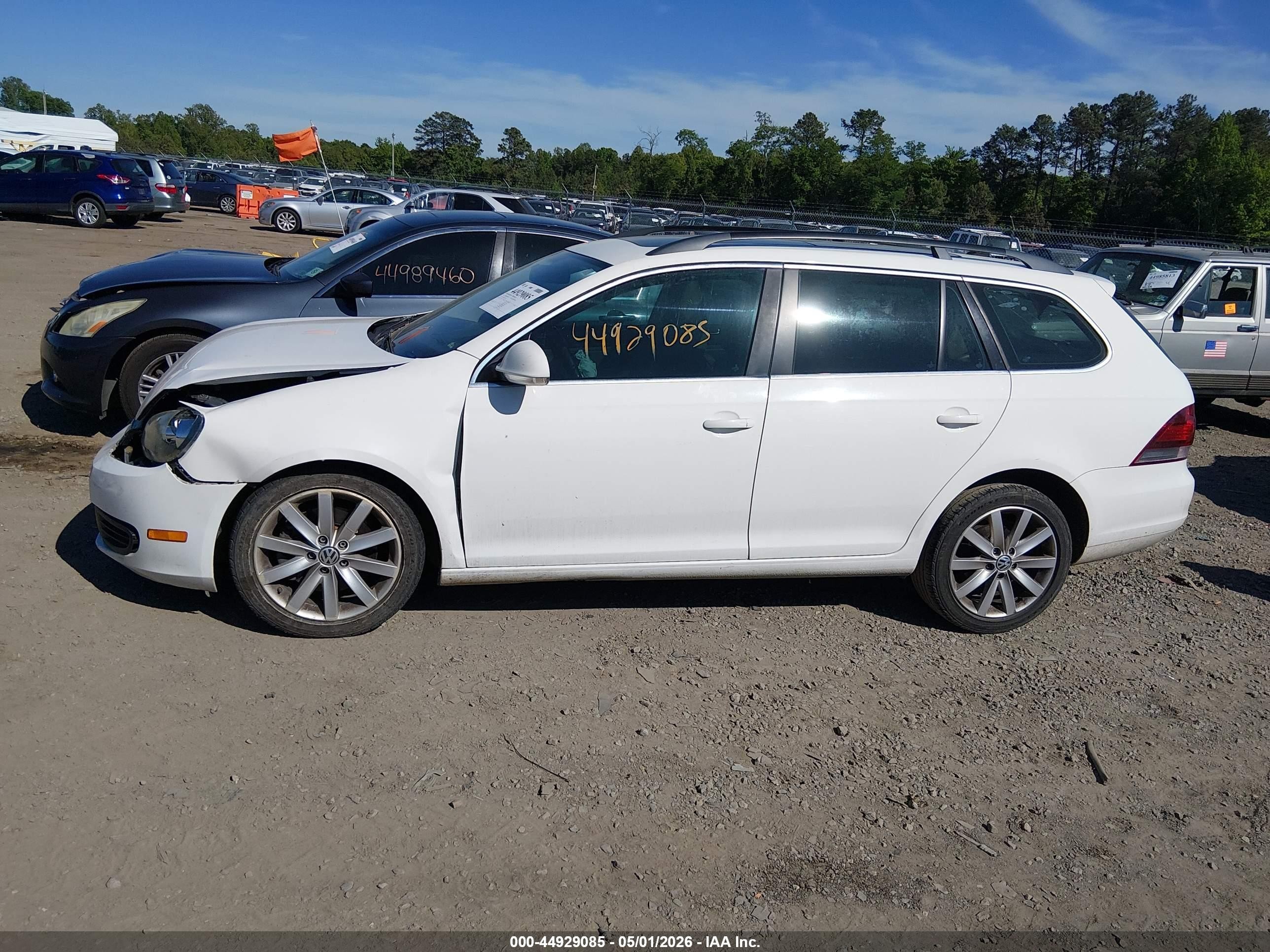 2012 Volkswagen Jetta Sportwagen 2.0l Tdi White vin: 3VWPL7AJ2CM653126