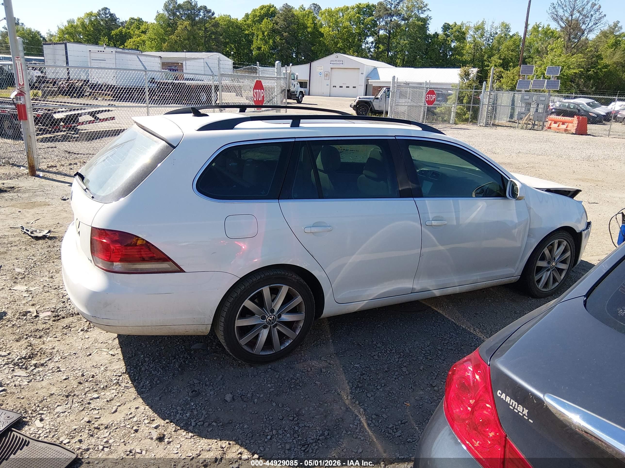 2012 Volkswagen Jetta Sportwagen 2.0l Tdi White vin: 3VWPL7AJ2CM653126