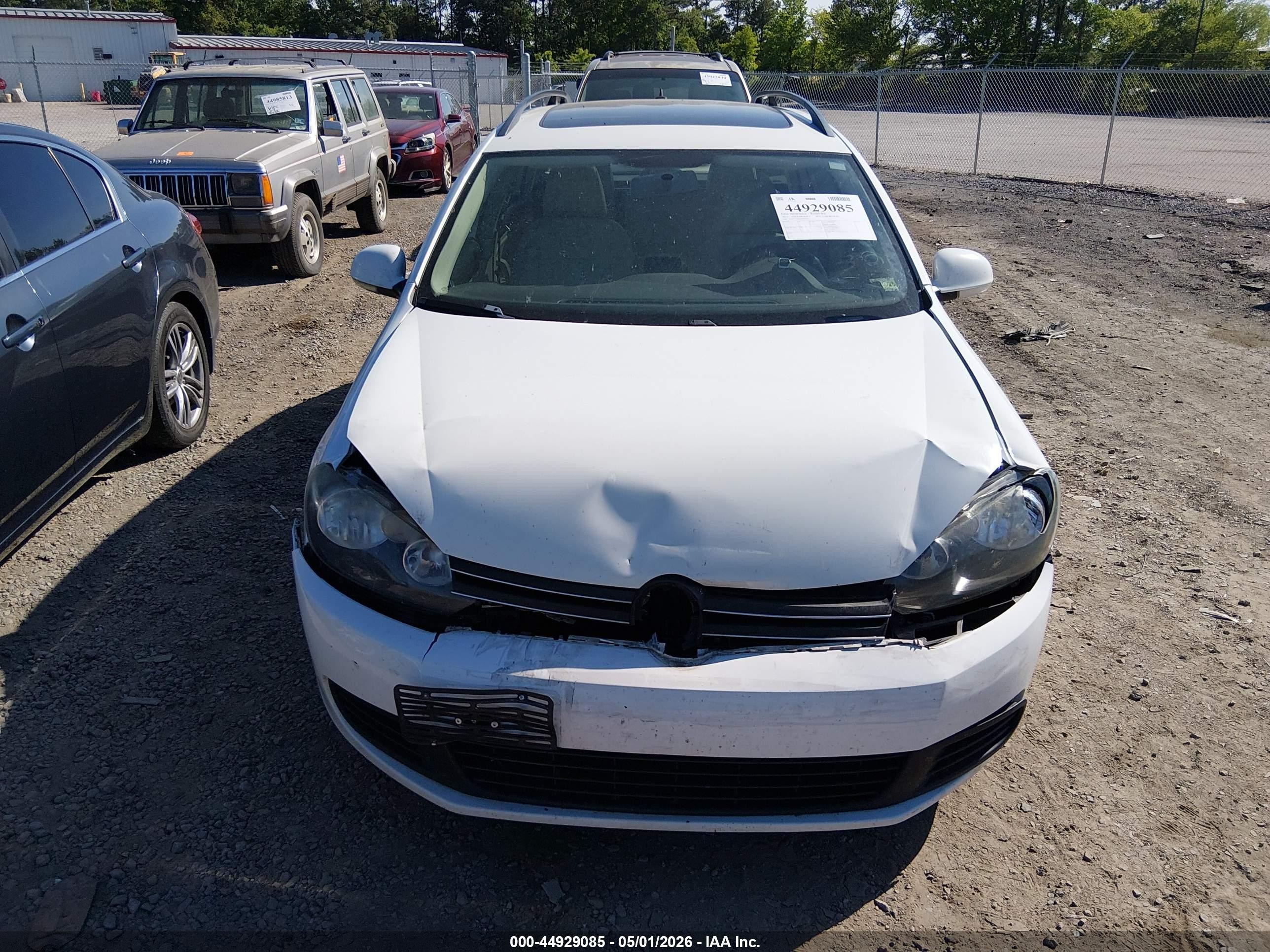 2012 Volkswagen Jetta Sportwagen 2.0l Tdi White vin: 3VWPL7AJ2CM653126