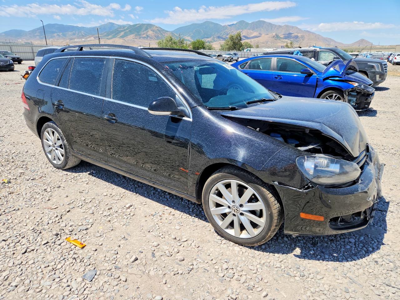 2012 Volkswagen Jetta Tdi Black vin: 3VWPL7AJ2CM679659