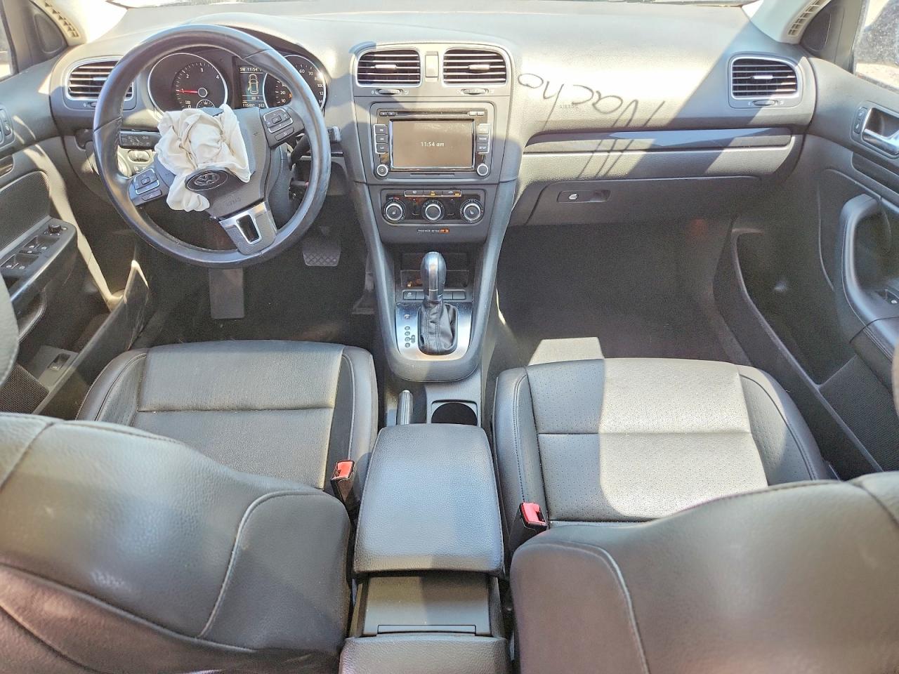 2012 Volkswagen Jetta Tdi Black vin: 3VWPL7AJ2CM679659