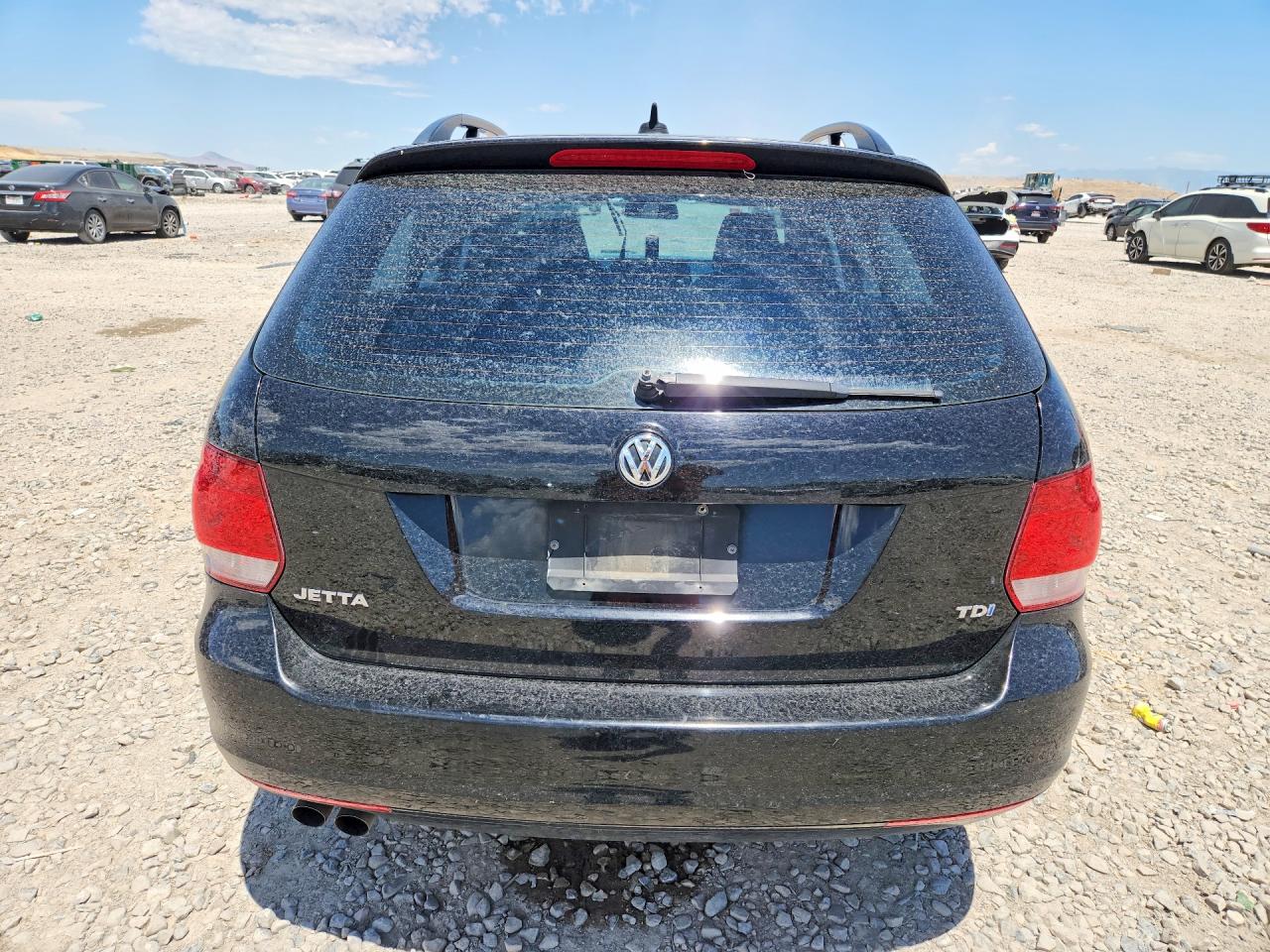 2012 Volkswagen Jetta Tdi Black vin: 3VWPL7AJ2CM679659