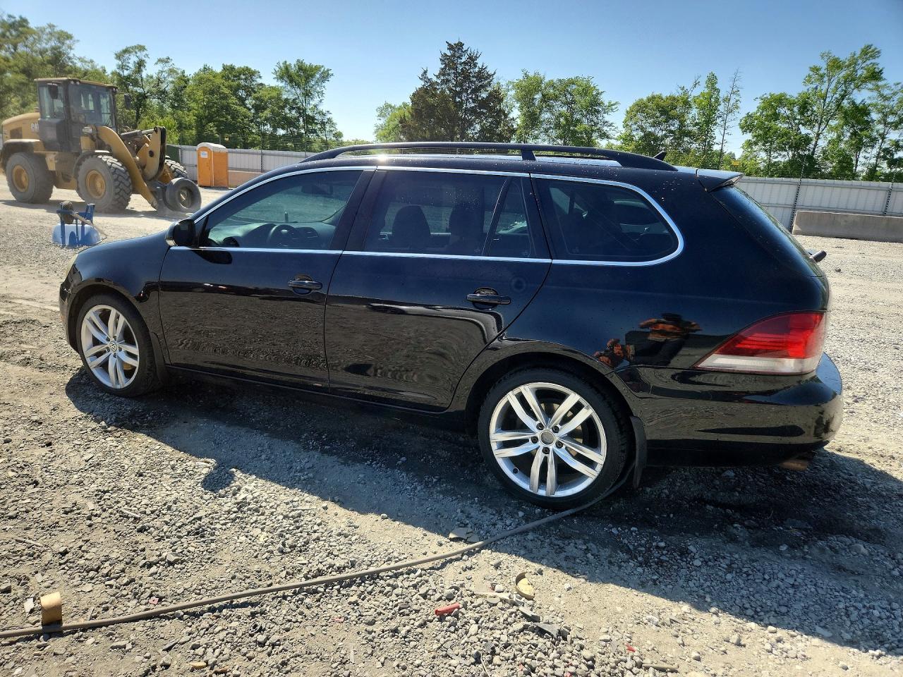2012 Volkswagen Jetta Tdi Black vin: 3VWPL7AJ2CM703345