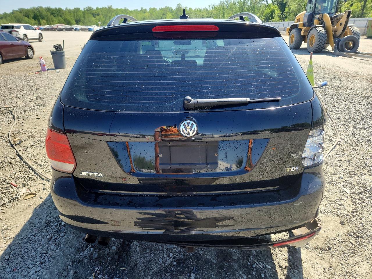 2012 Volkswagen Jetta Tdi Black vin: 3VWPL7AJ2CM703345