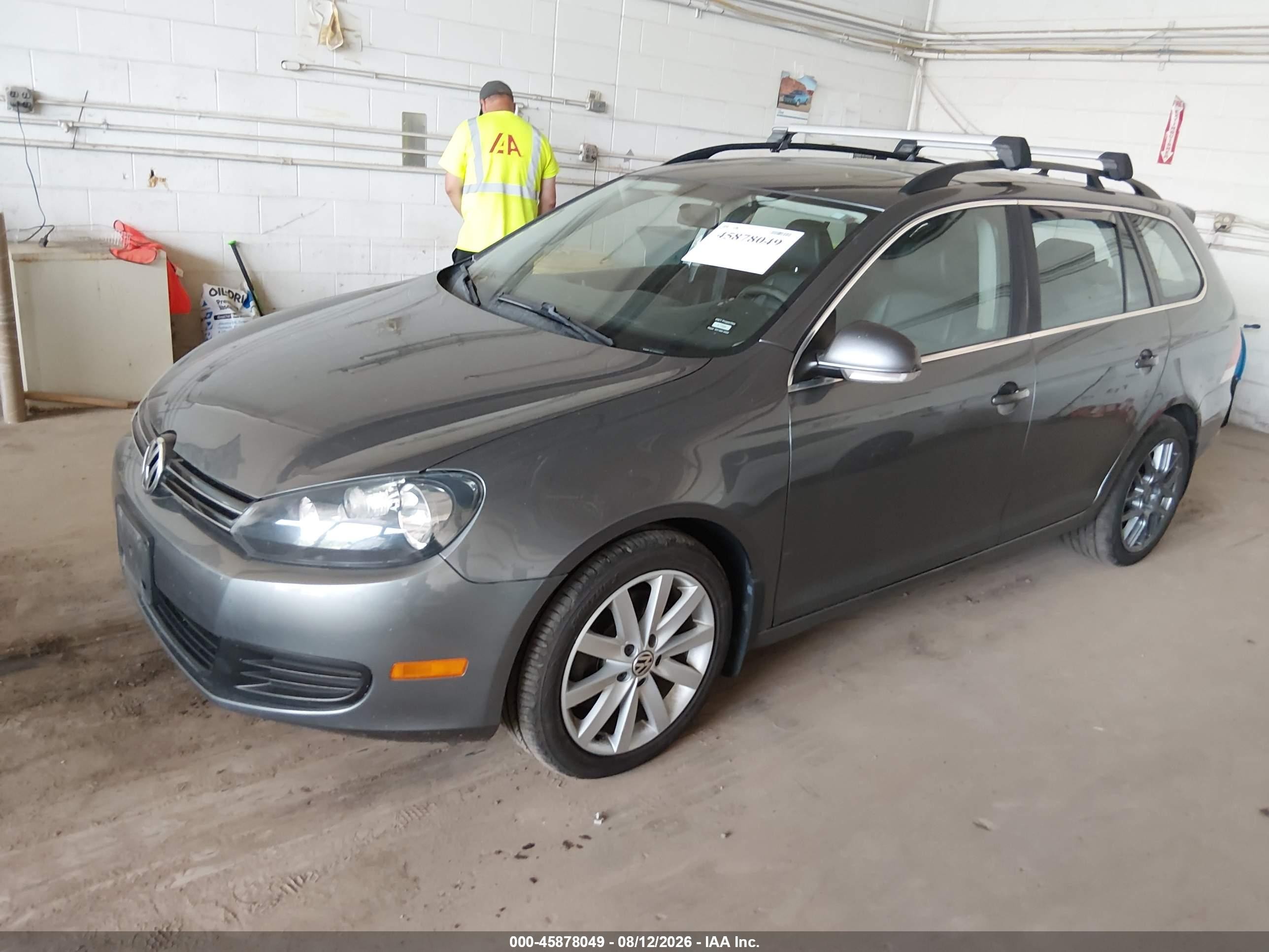 2013 Volkswagen Jetta Sportwagen 2.0l Tdi Gray vin: 3VWPL7AJ2DM607684