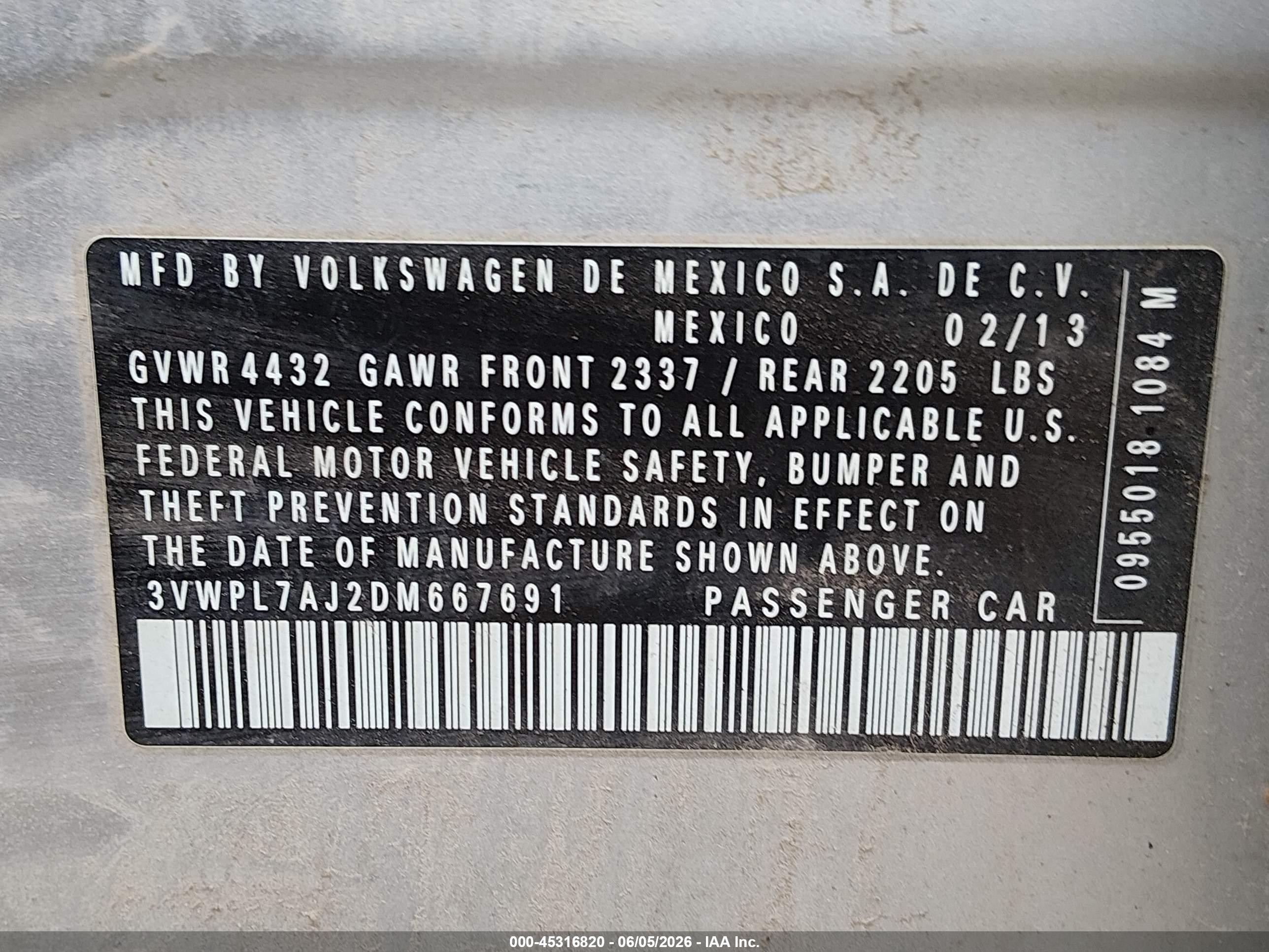 2013 Volkswagen Jetta Sportwagen 2.0l Tdi Silver vin: 3VWPL7AJ2DM667691