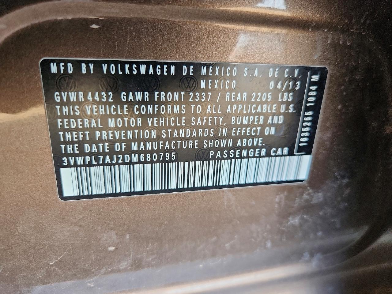 2013 Volkswagen Jetta Tdi Charcoal vin: 3VWPL7AJ2DM680795