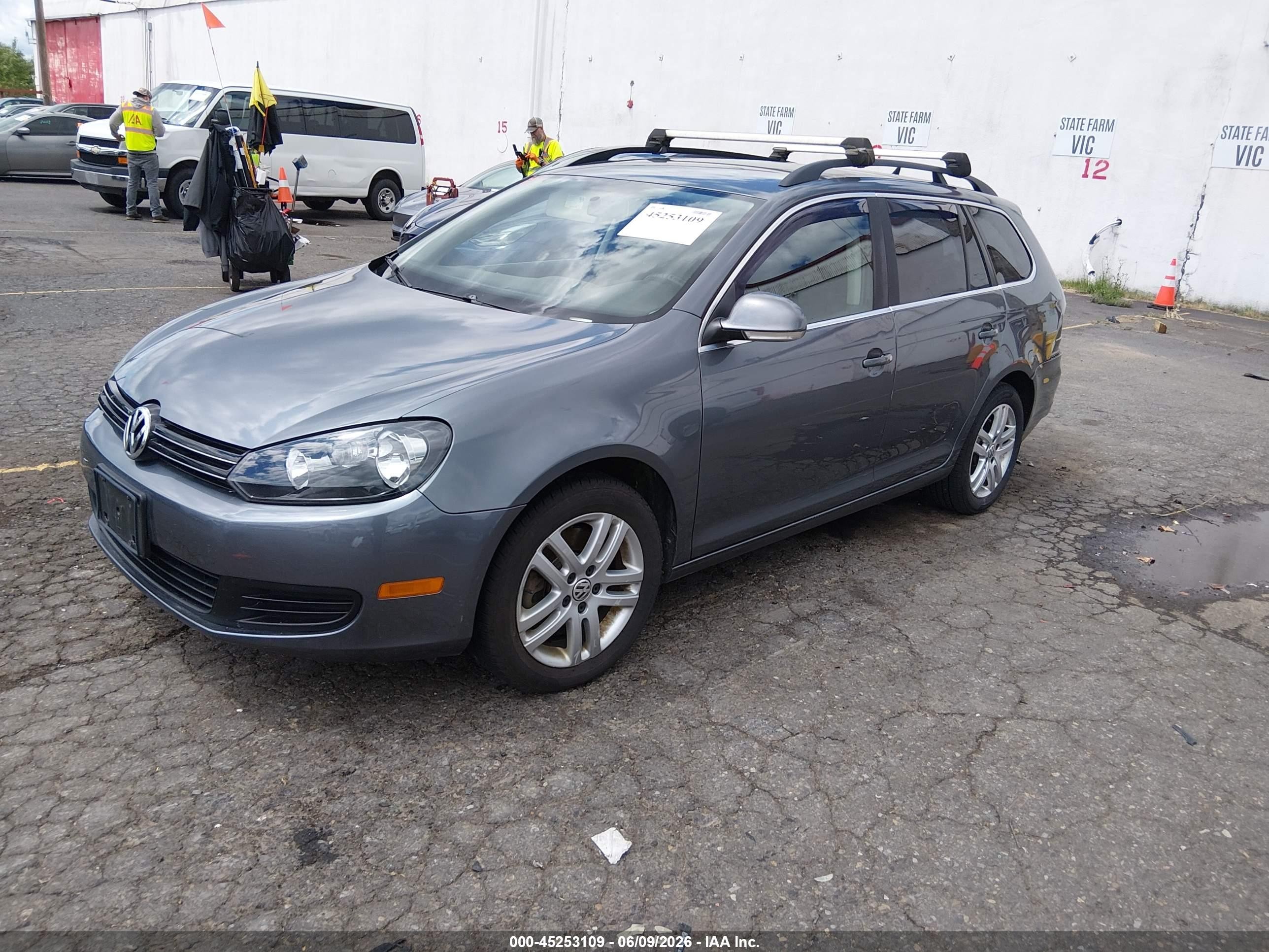 2013 Volkswagen Jetta Sportwagen 2.0l Tdi Серый vin: 3VWPL7AJ2DM695734