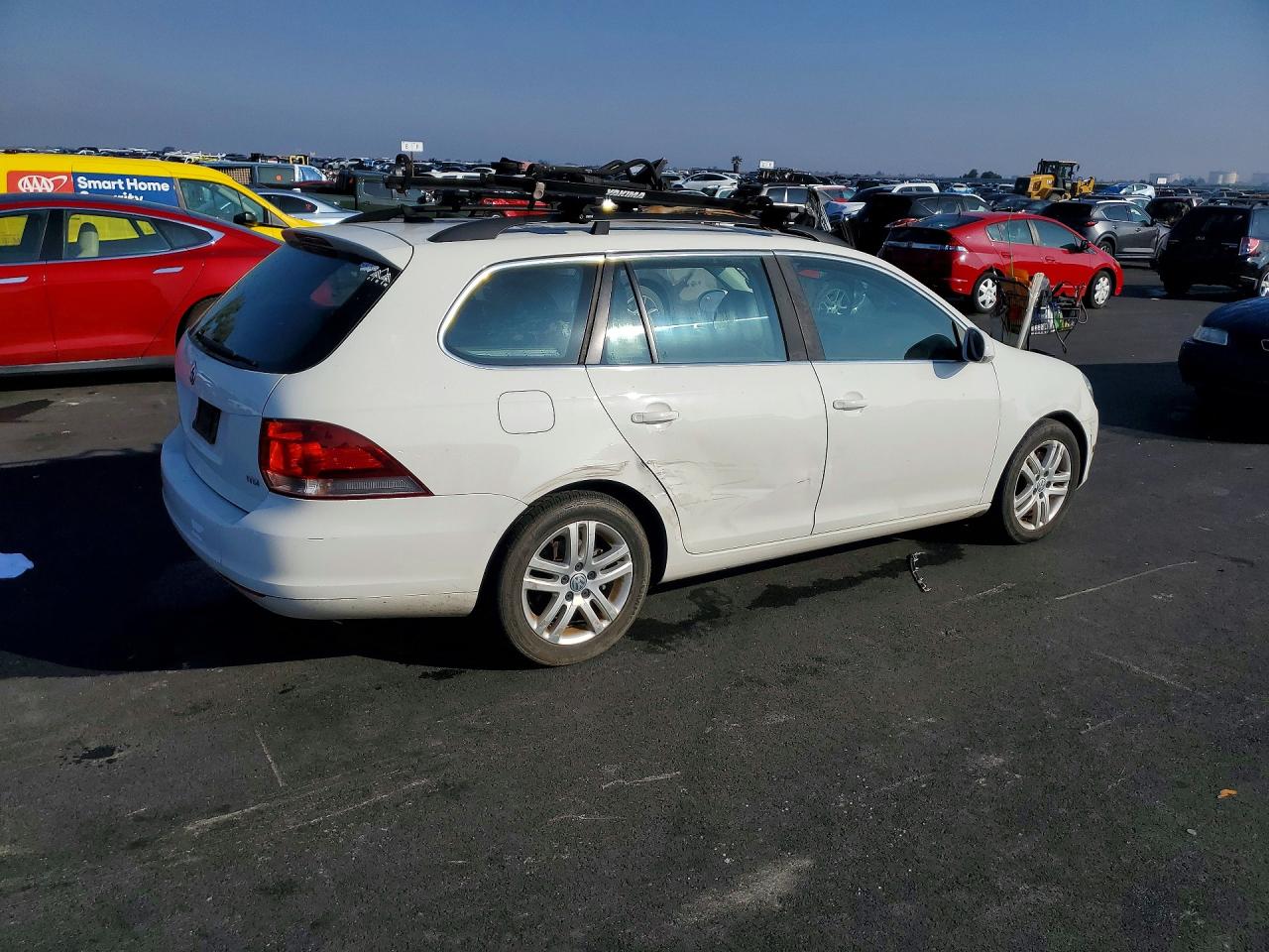 2013 Volkswagen Jetta Tdi White vin: 3VWPL7AJ2DM695829