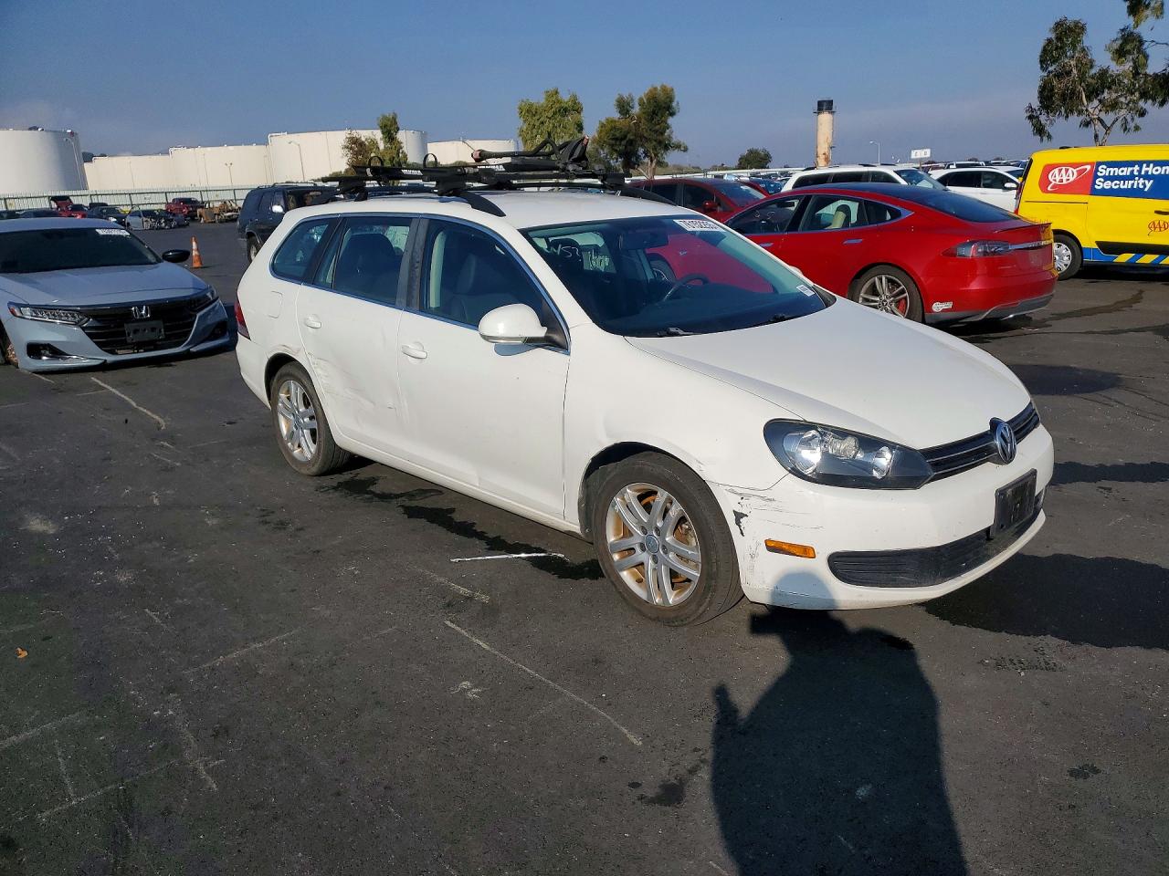 2013 Volkswagen Jetta Tdi White vin: 3VWPL7AJ2DM695829