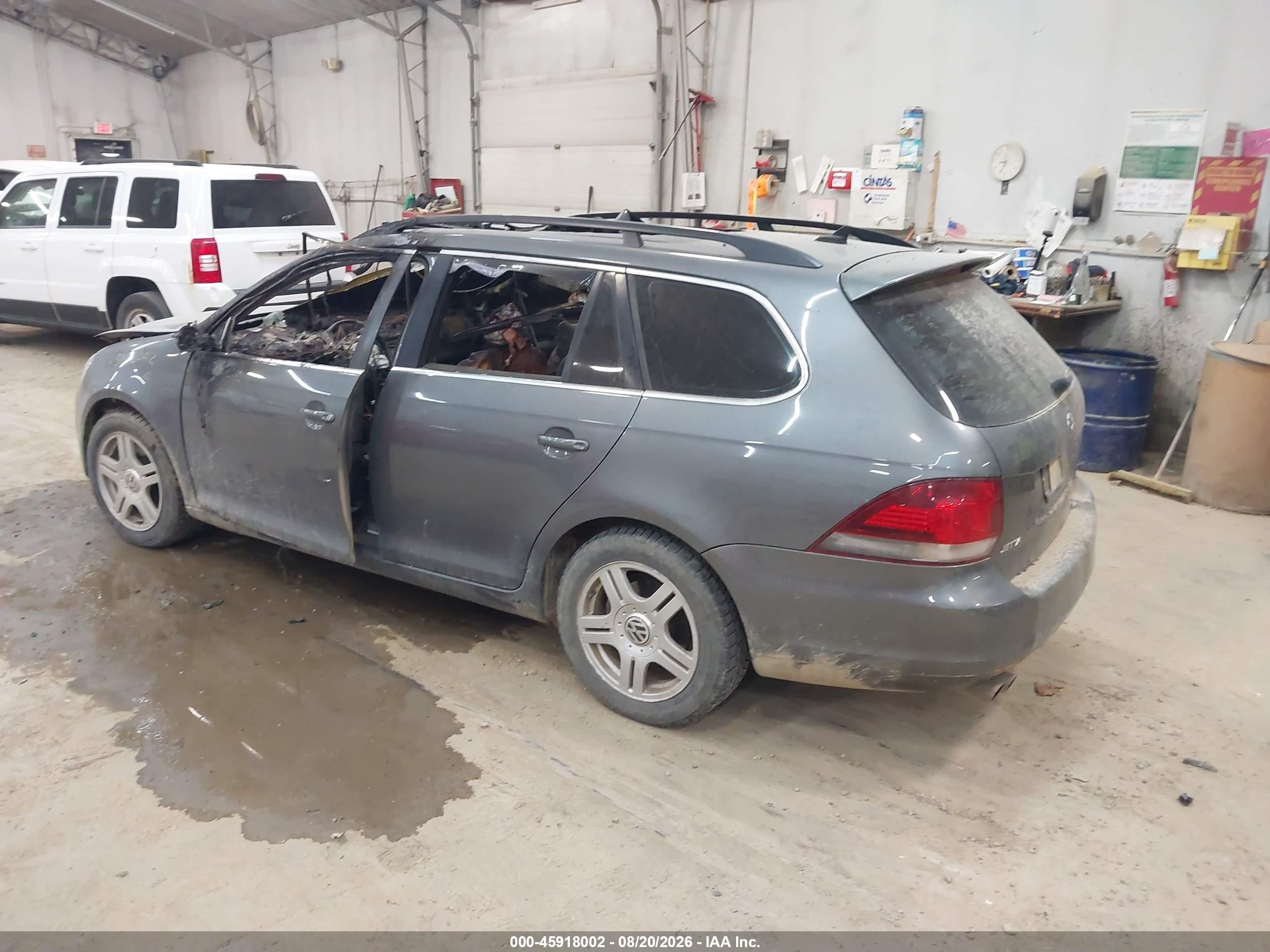 2014 Volkswagen Jetta Sportwagen 2.0l Tdi Gray vin: 3VWPL7AJ2EM605578