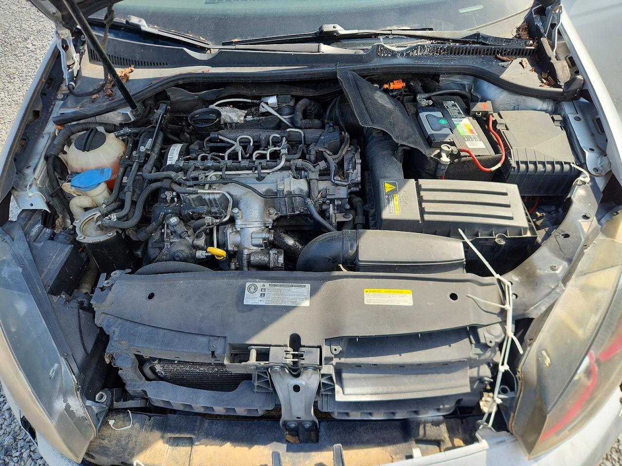 2014 Volkswagen Jetta Tdi Silver vin: 3VWPL7AJ2EM612921