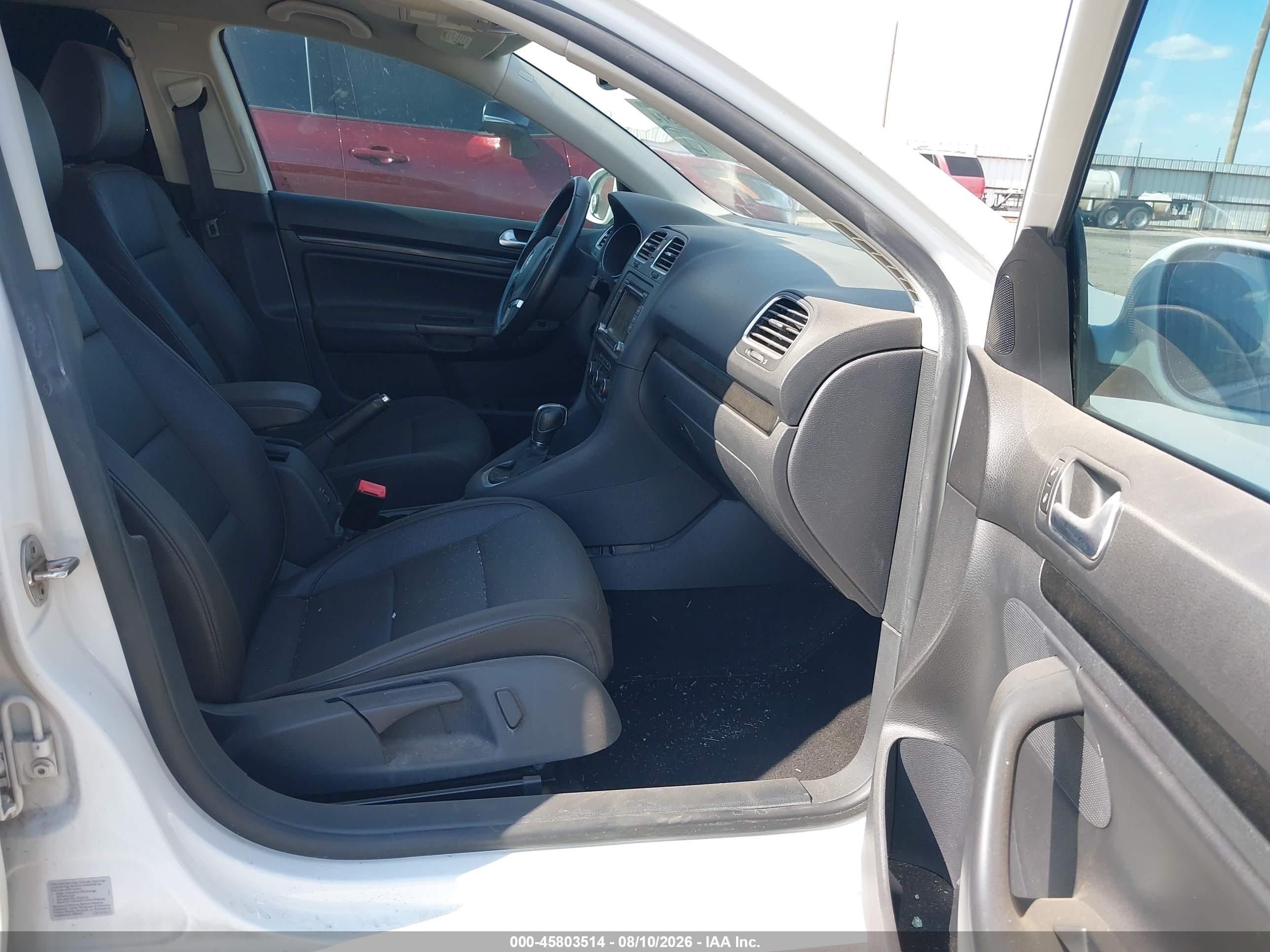 2014 Volkswagen Jetta Sportwagen 2.0l Tdi White vin: 3VWPL7AJ2EM613826