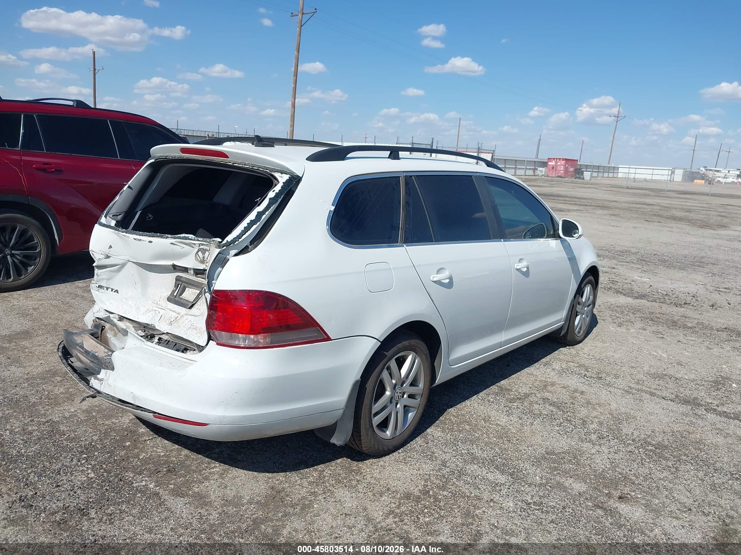 2014 Volkswagen Jetta Sportwagen 2.0l Tdi White vin: 3VWPL7AJ2EM613826