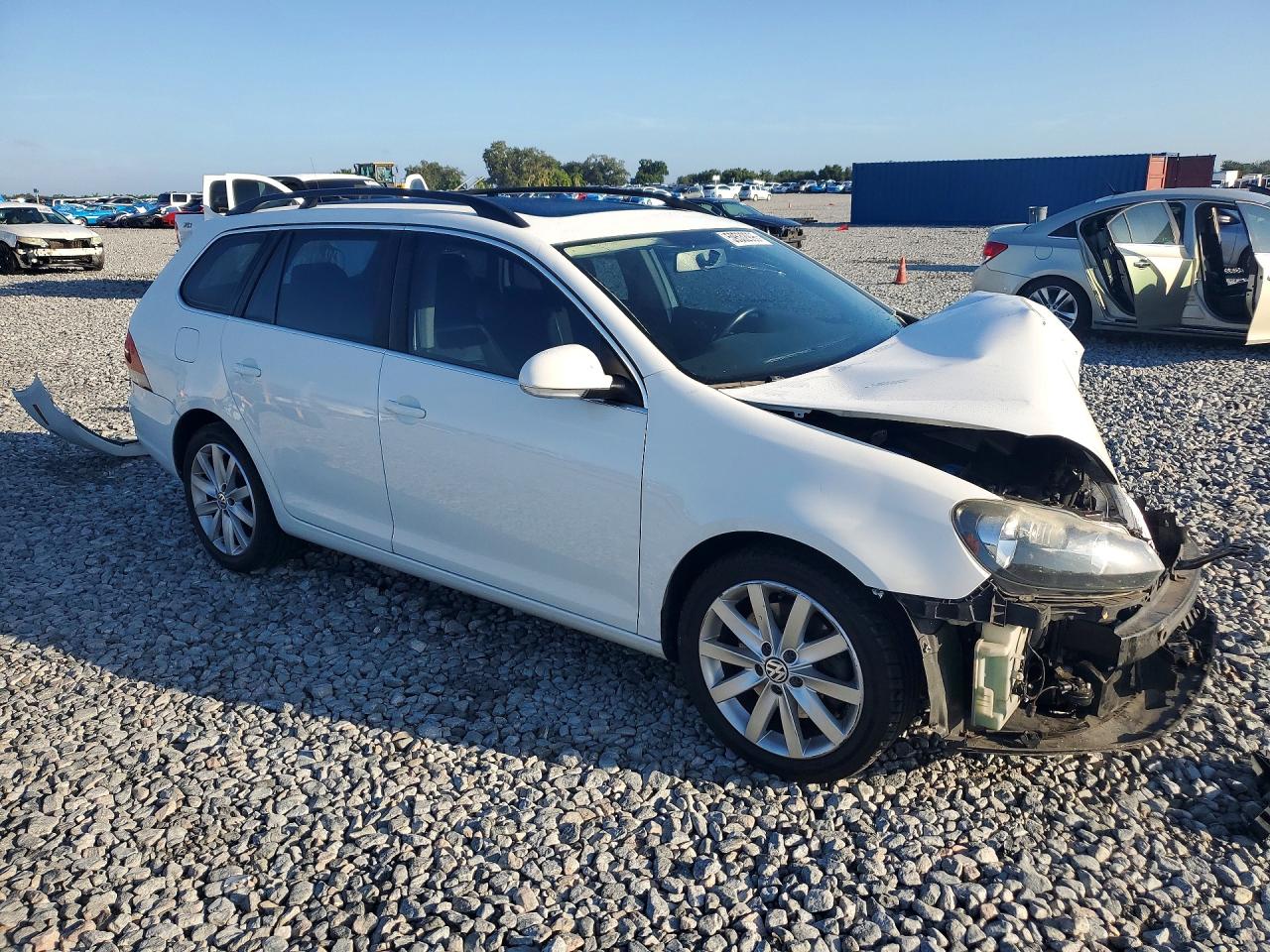 2014 Volkswagen Jetta Tdi Белый vin: 3VWPL7AJ2EM615043