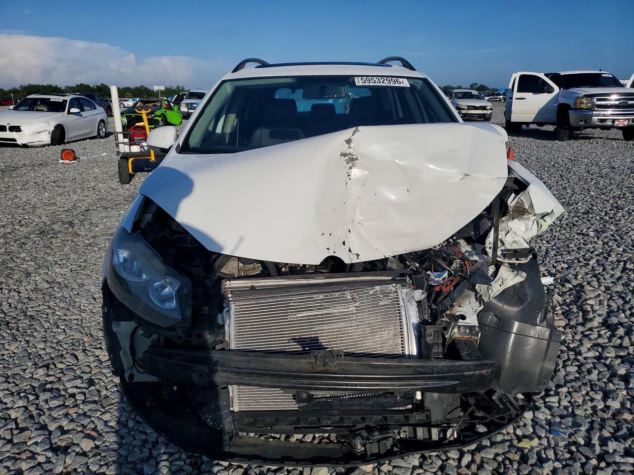2014 Volkswagen Jetta Tdi Белый vin: 3VWPL7AJ2EM615043