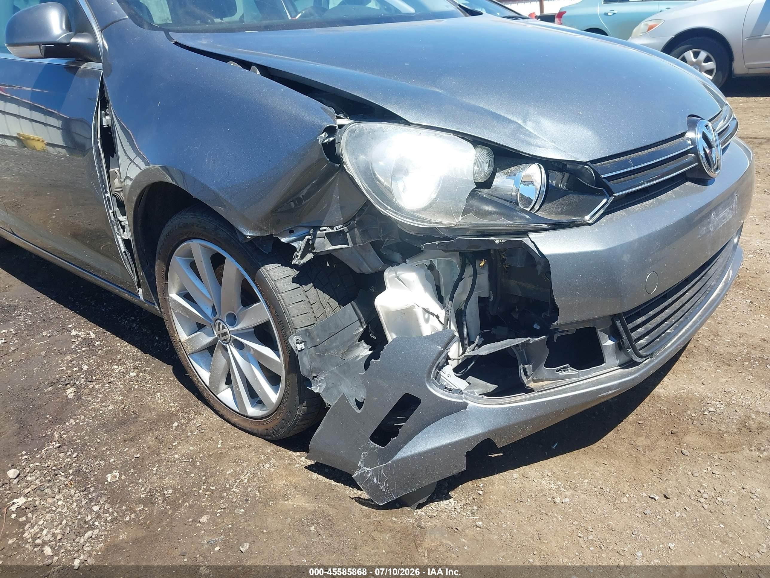 2014 Volkswagen Jetta Sportwagen 2.0l Tdi Gray vin: 3VWPL7AJ2EM616791