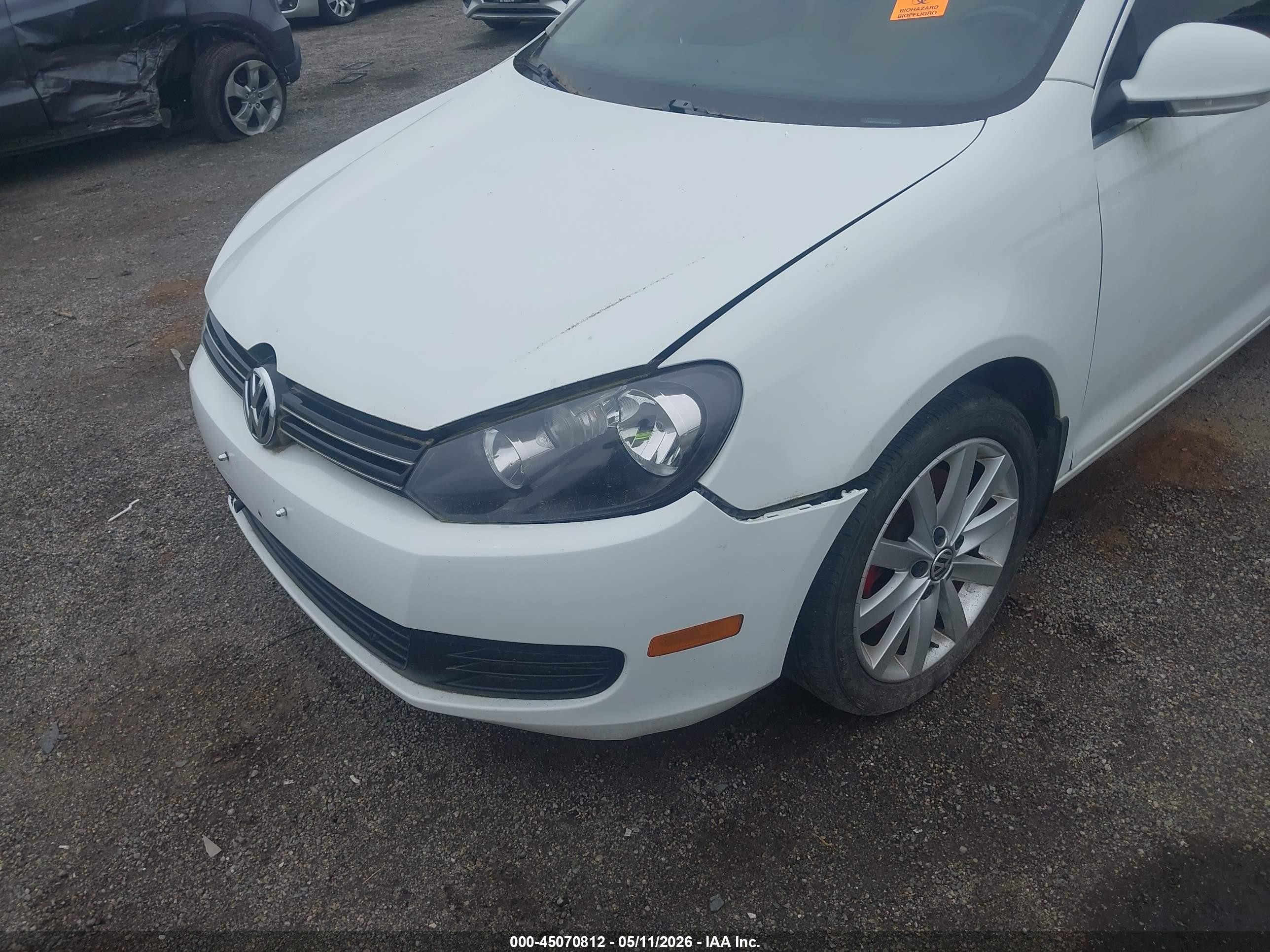 2014 Volkswagen Jetta Sportwagen 2.0l Tdi White vin: 3VWPL7AJ2EM619058
