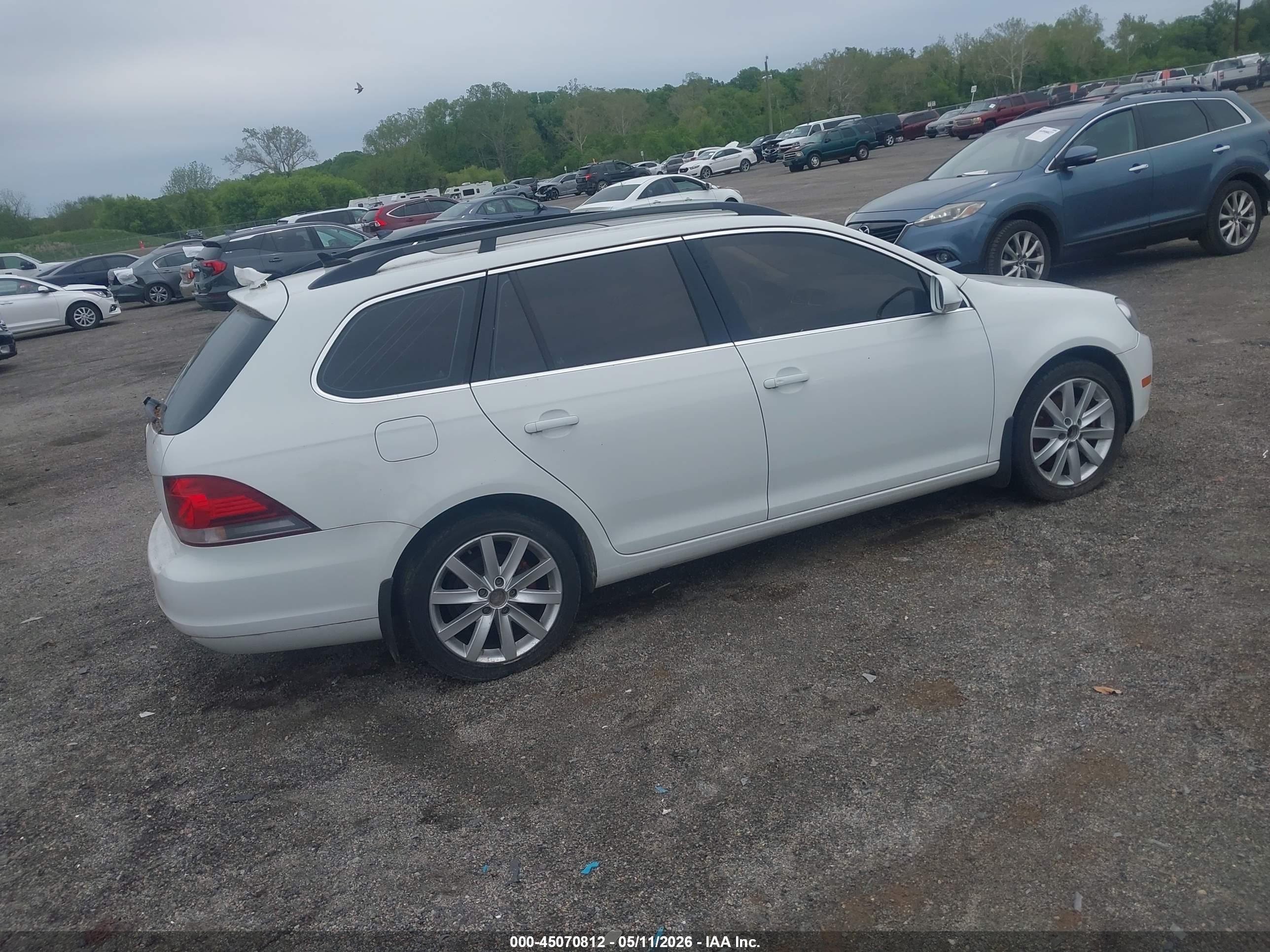 2014 Volkswagen Jetta Sportwagen 2.0l Tdi White vin: 3VWPL7AJ2EM619058