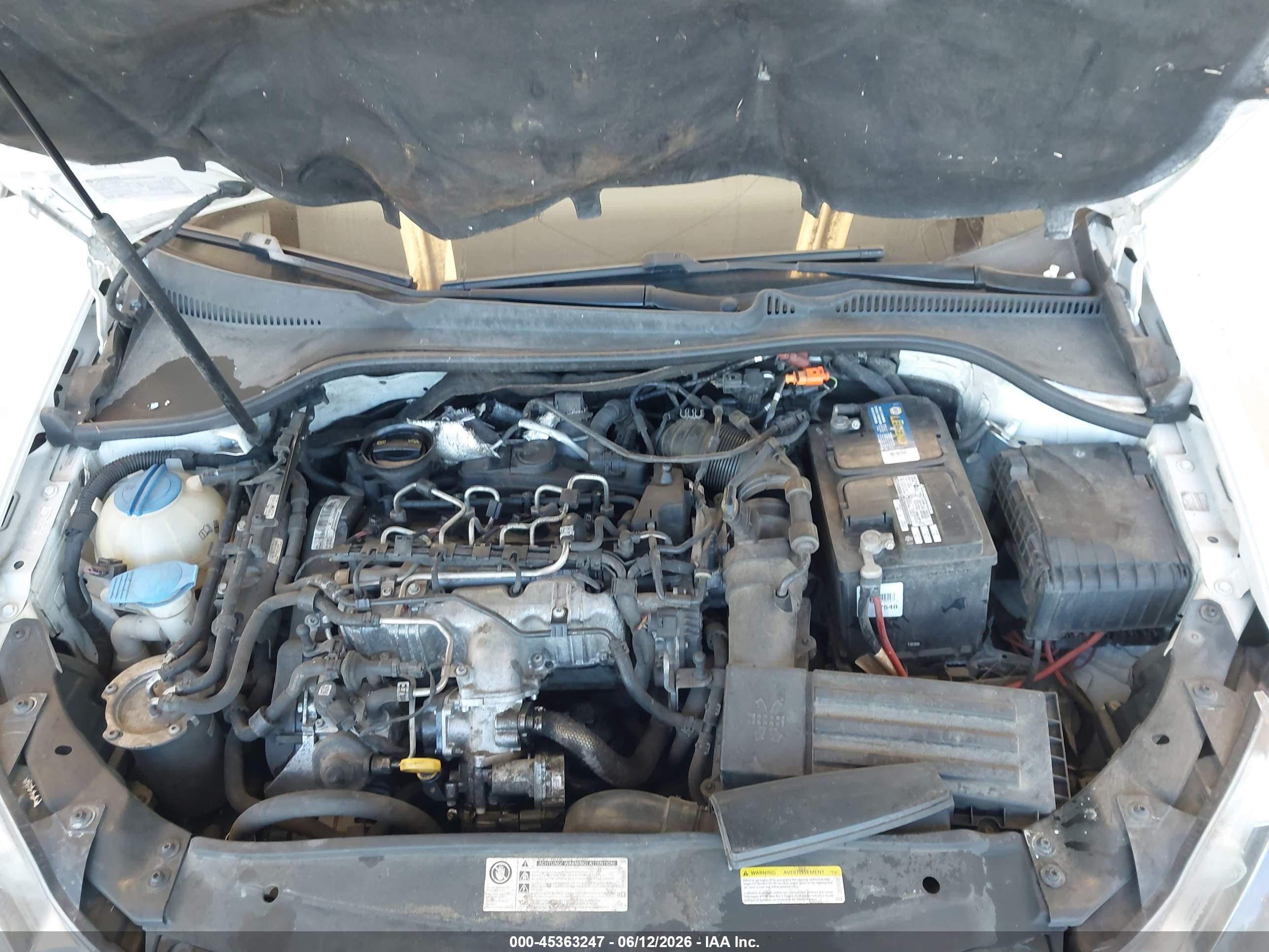 2014 Volkswagen Jetta Sportwagen 2.0l Tdi Белый vin: 3VWPL7AJ2EM625023