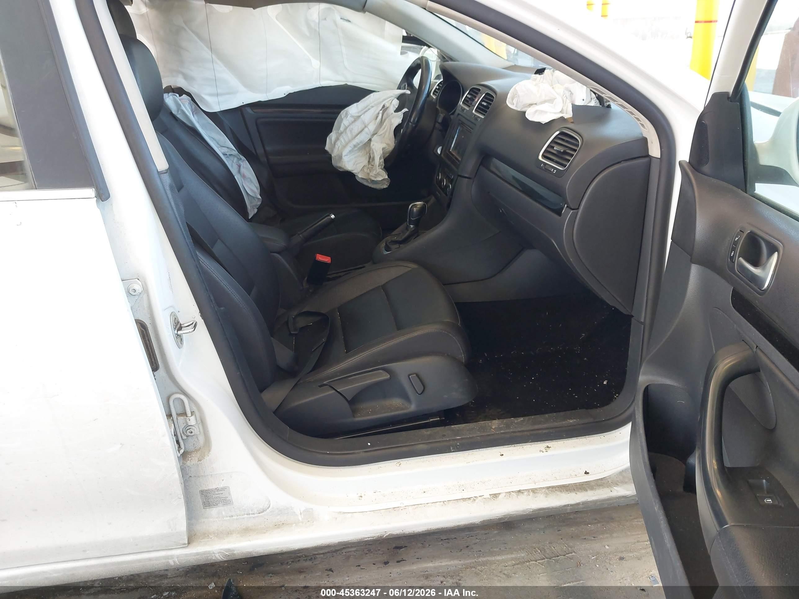 2014 Volkswagen Jetta Sportwagen 2.0l Tdi Белый vin: 3VWPL7AJ2EM625023