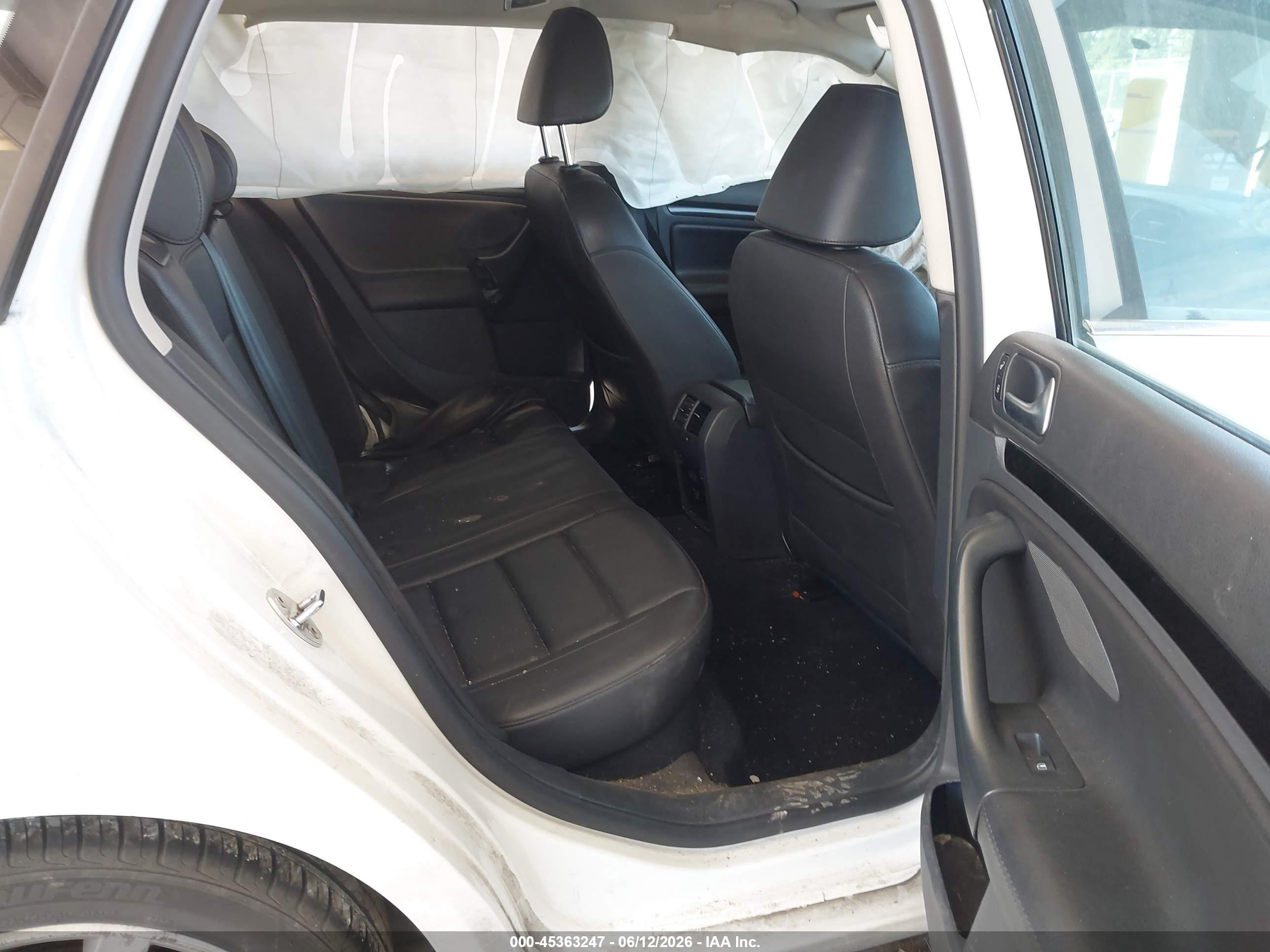 2014 Volkswagen Jetta Sportwagen 2.0l Tdi Белый vin: 3VWPL7AJ2EM625023