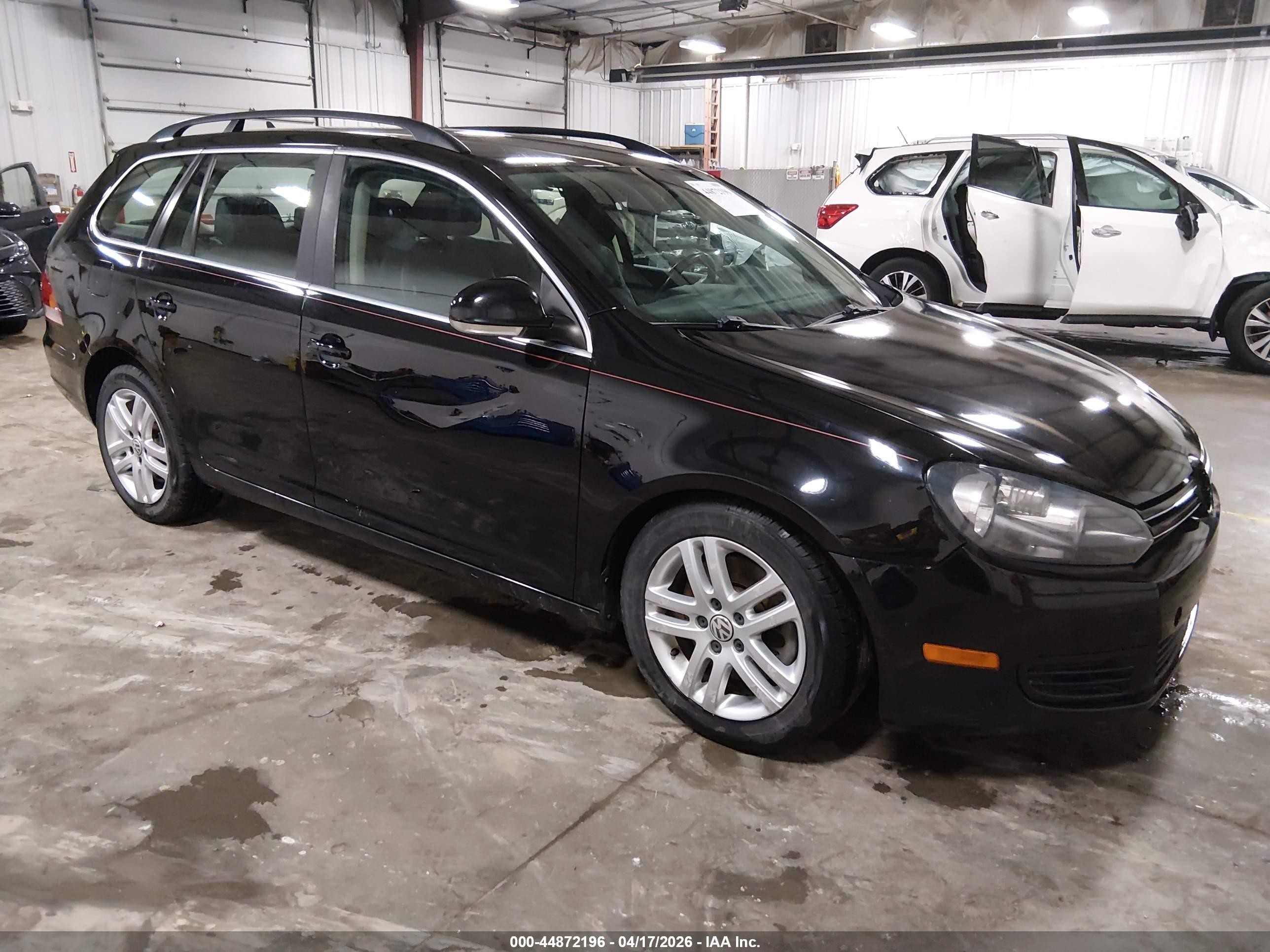2014 Volkswagen Jetta Sportwagen 2.0l Tdi Black vin: 3VWPL7AJ2EM627838