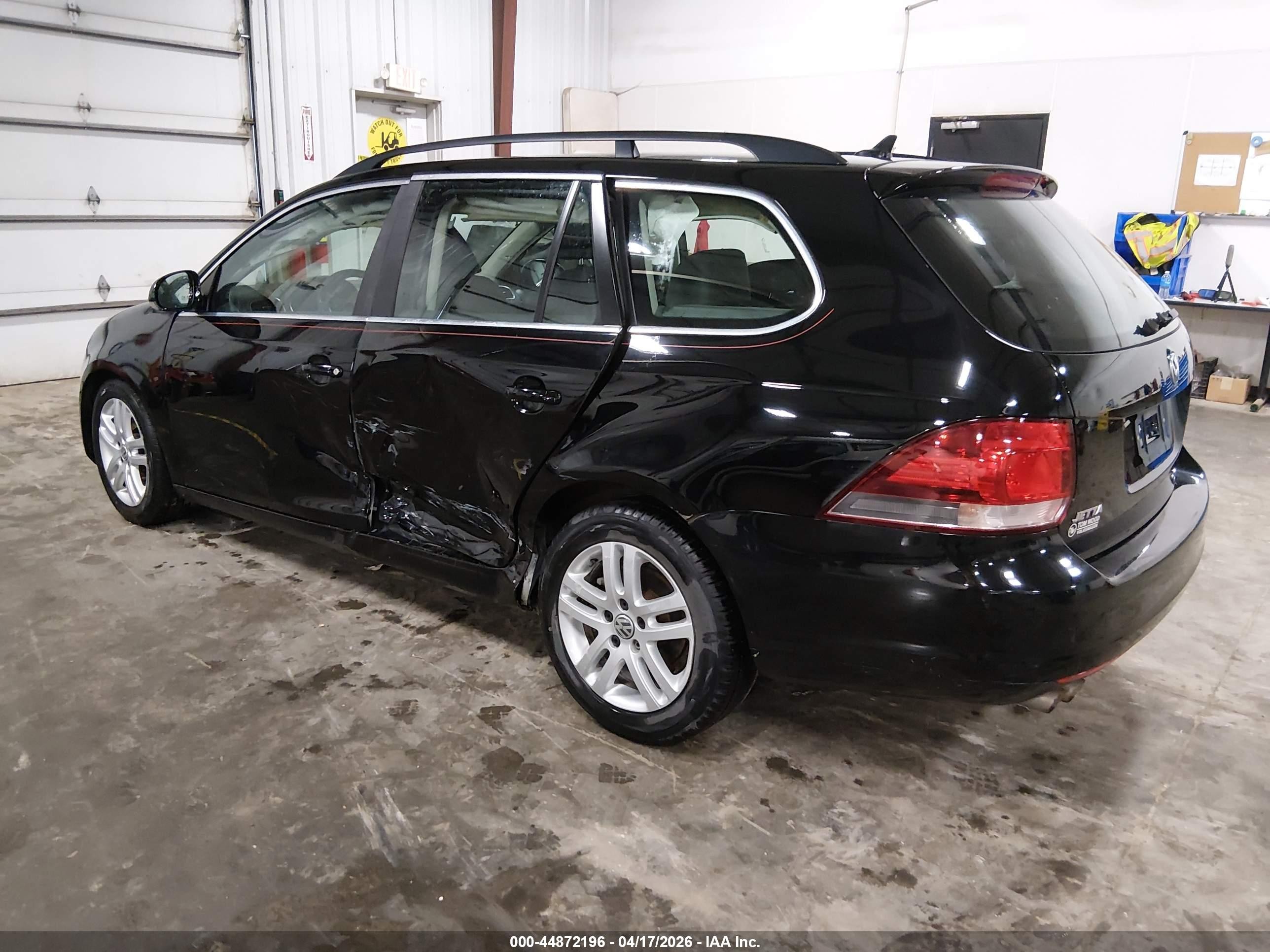 2014 Volkswagen Jetta Sportwagen 2.0l Tdi Black vin: 3VWPL7AJ2EM627838