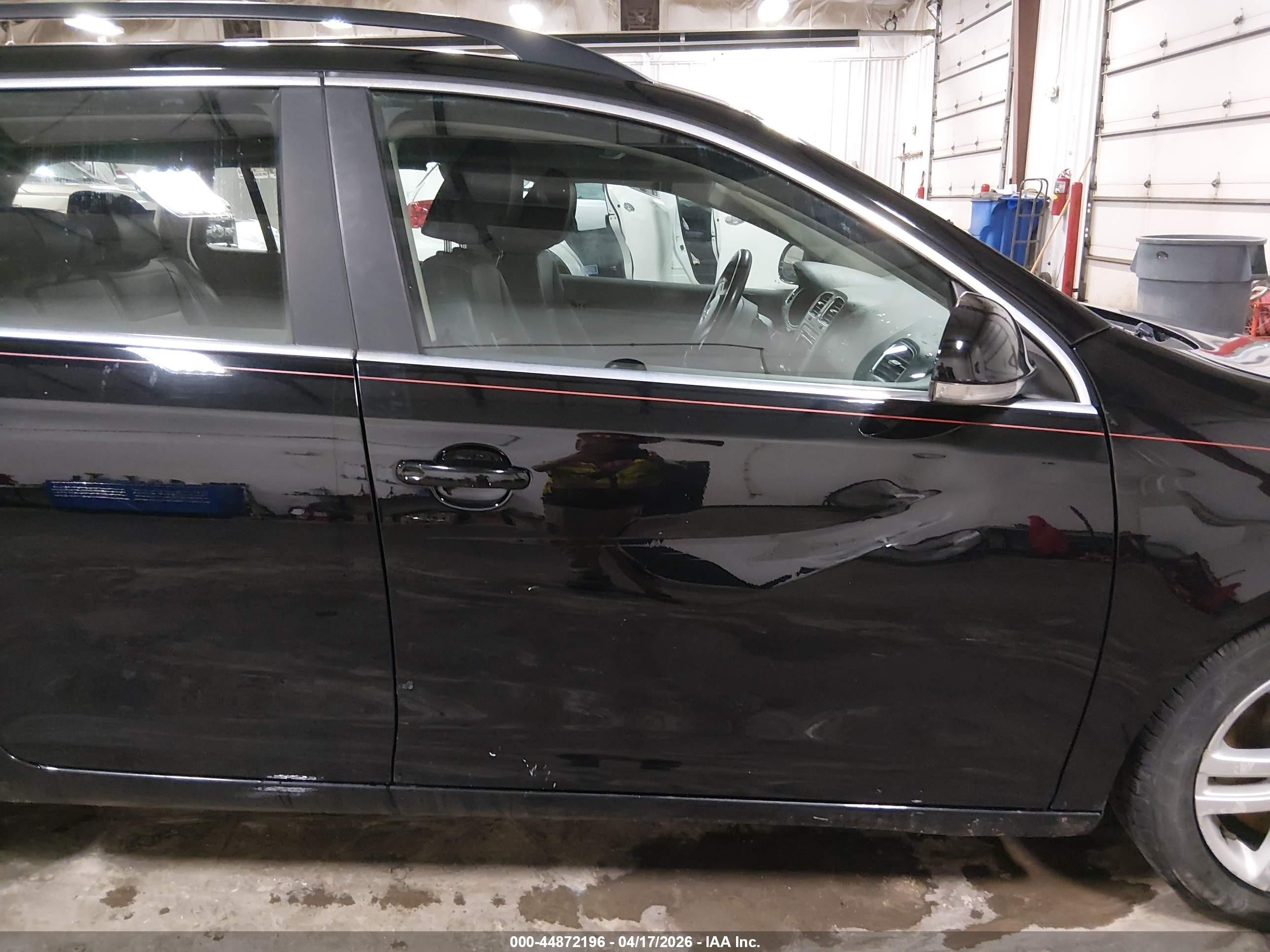 2014 Volkswagen Jetta Sportwagen 2.0l Tdi Black vin: 3VWPL7AJ2EM627838