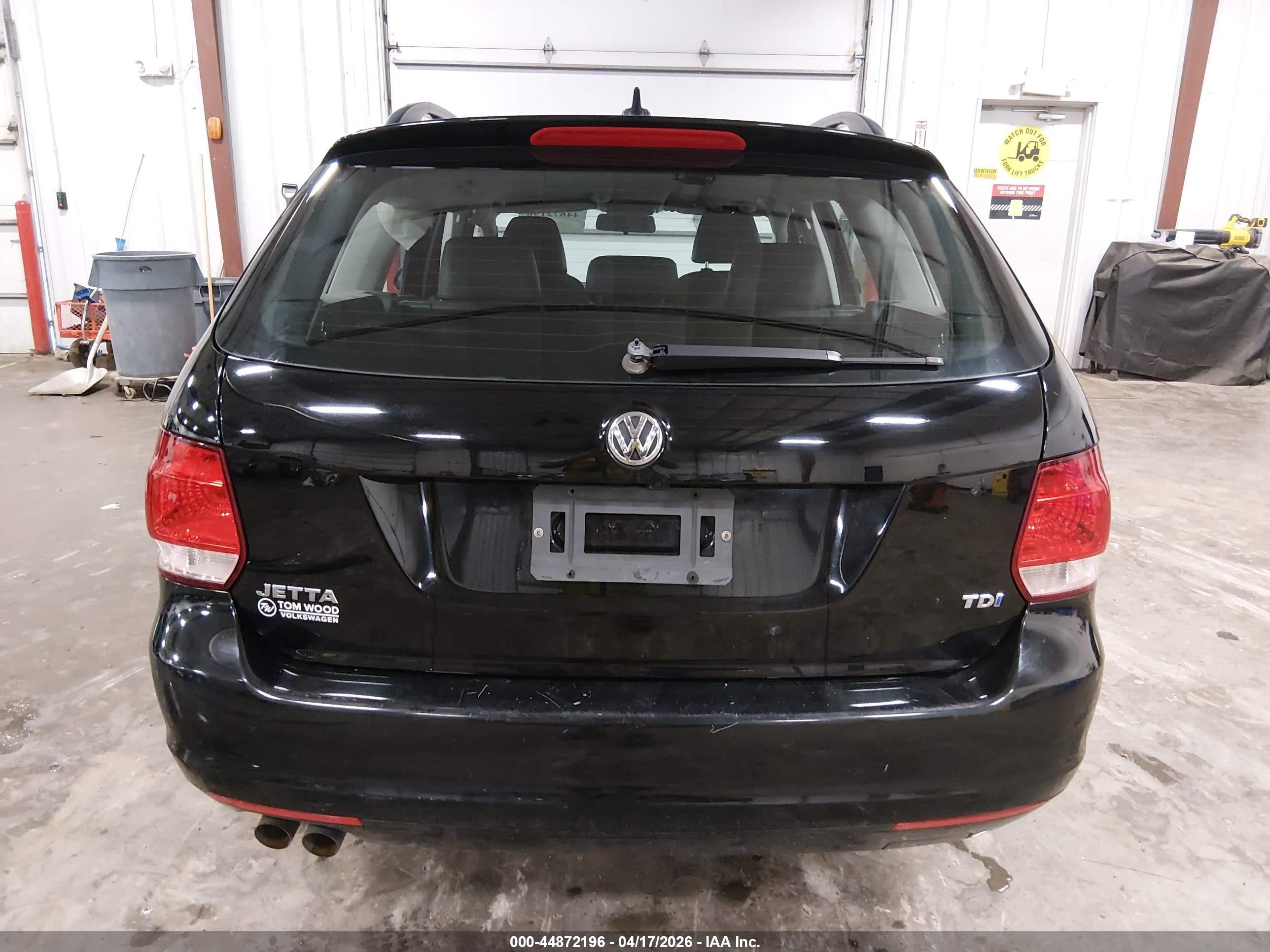 2014 Volkswagen Jetta Sportwagen 2.0l Tdi Black vin: 3VWPL7AJ2EM627838
