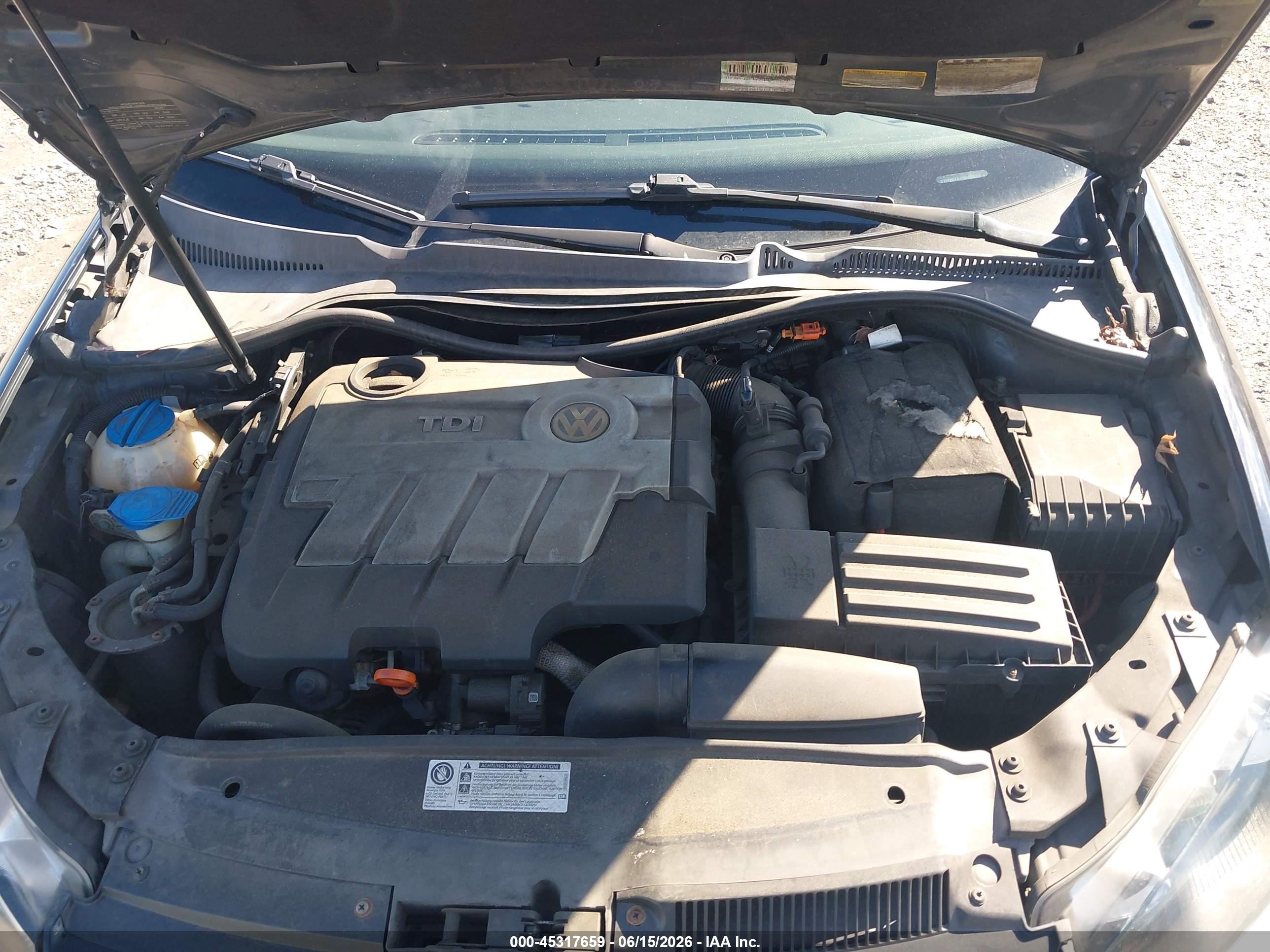 2011 Volkswagen Jetta Sportwagen 2.0l Tdi Black vin: 3VWPL7AJ3BM614012
