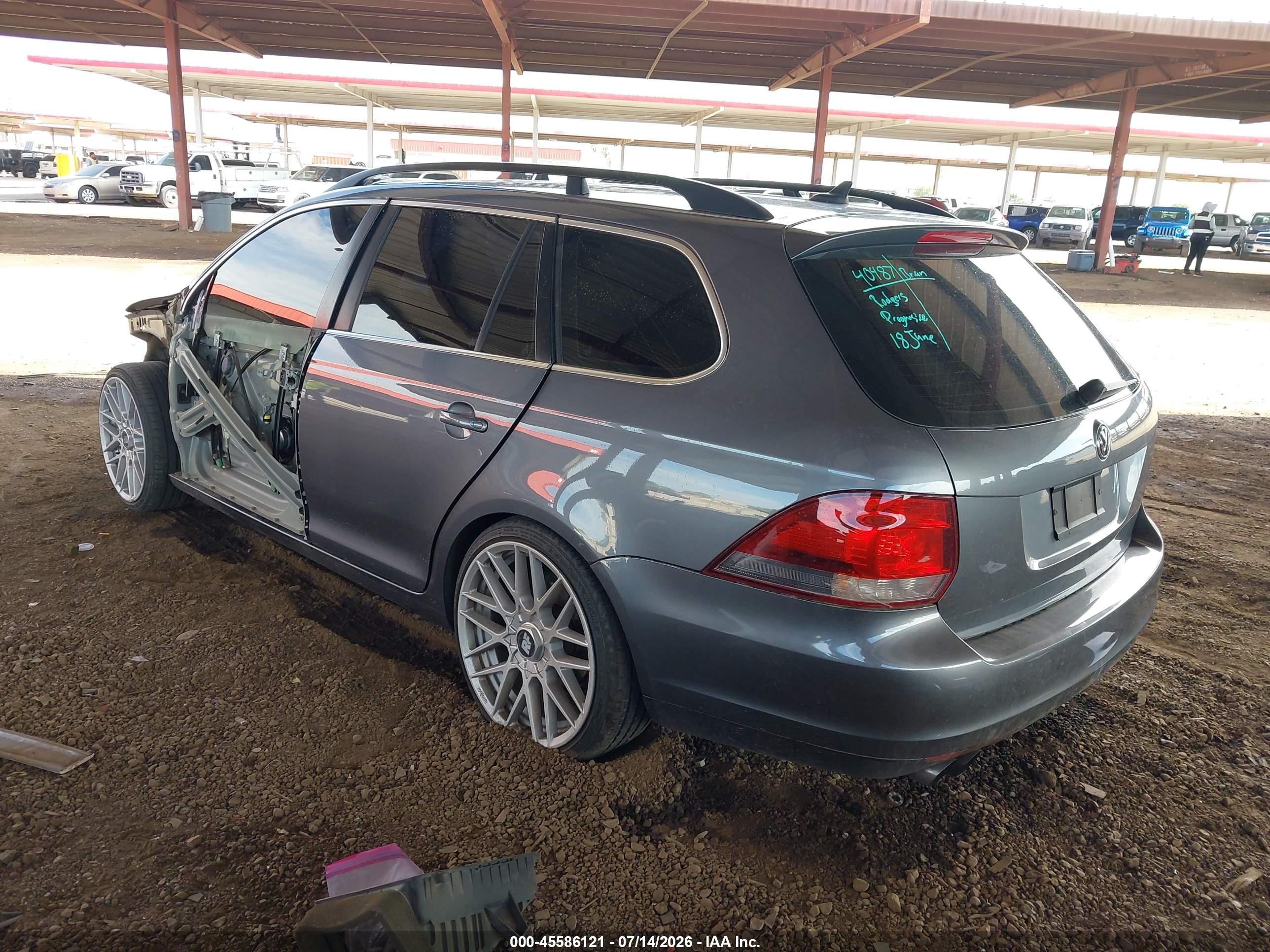 2011 Volkswagen Jetta Sportwagen 2.0l Tdi Gray vin: 3VWPL7AJ3BM697988