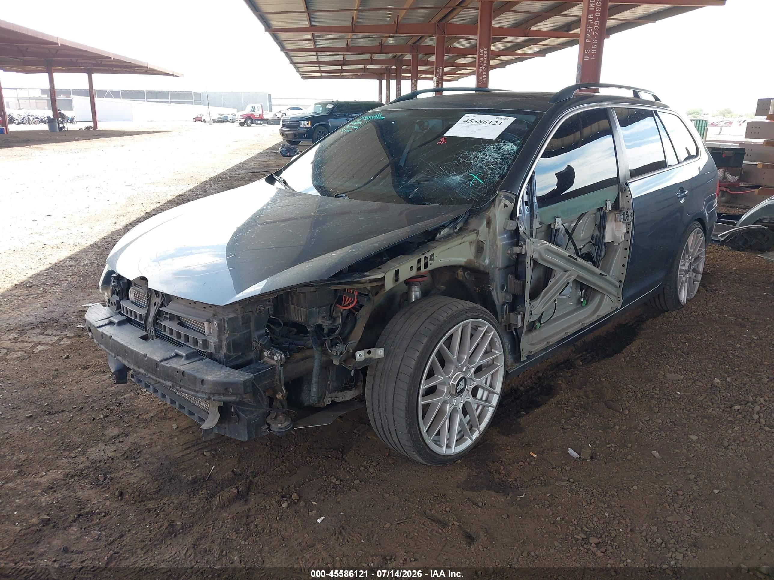 2011 Volkswagen Jetta Sportwagen 2.0l Tdi Gray vin: 3VWPL7AJ3BM697988