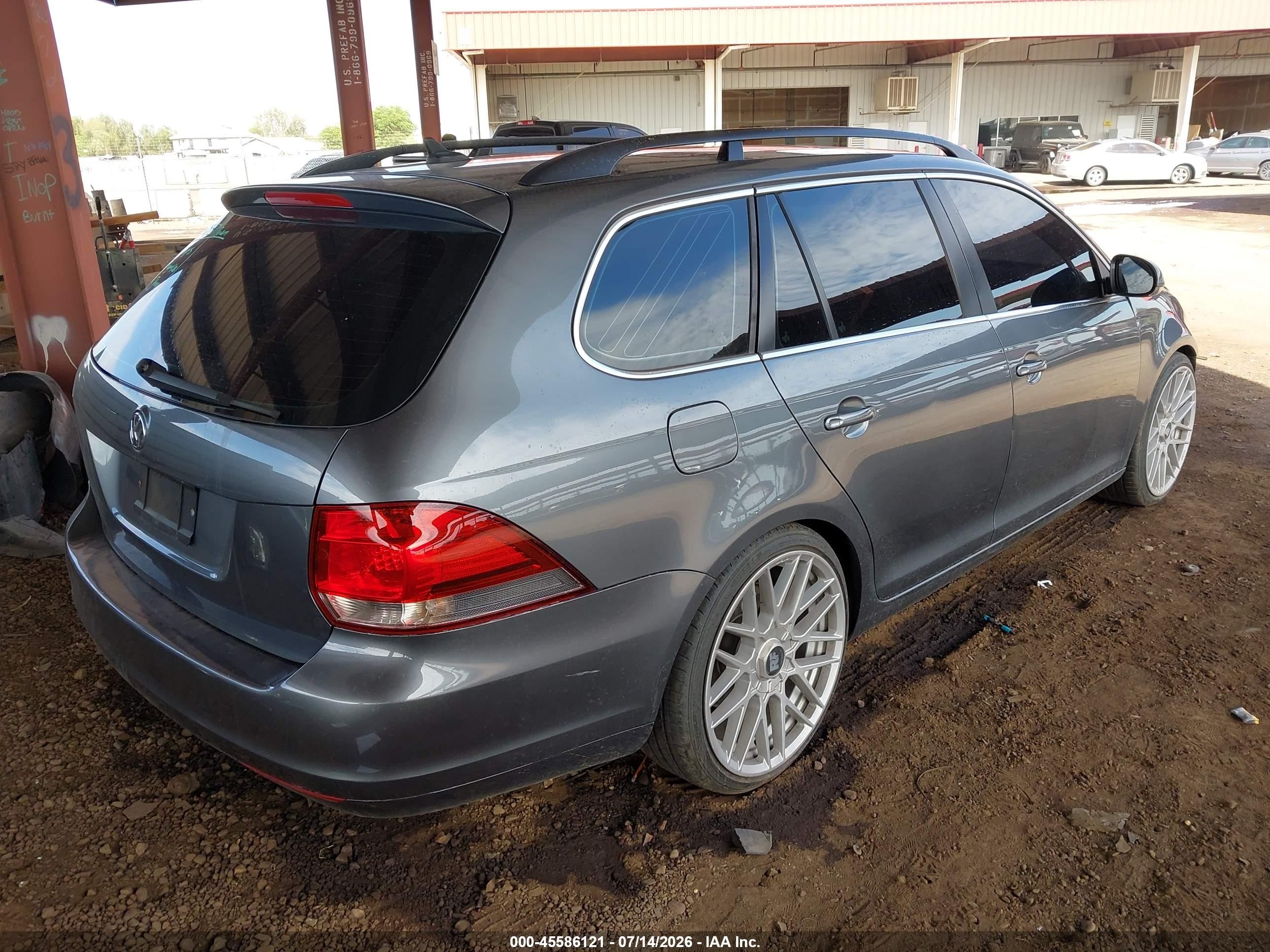2011 Volkswagen Jetta Sportwagen 2.0l Tdi Gray vin: 3VWPL7AJ3BM697988