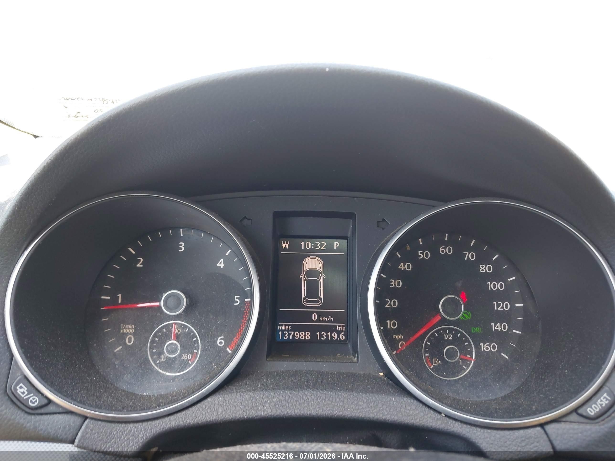 2011 Volkswagen Jetta Sportwagen 2.0l Tdi Белый vin: 3VWPL7AJ3BM722114