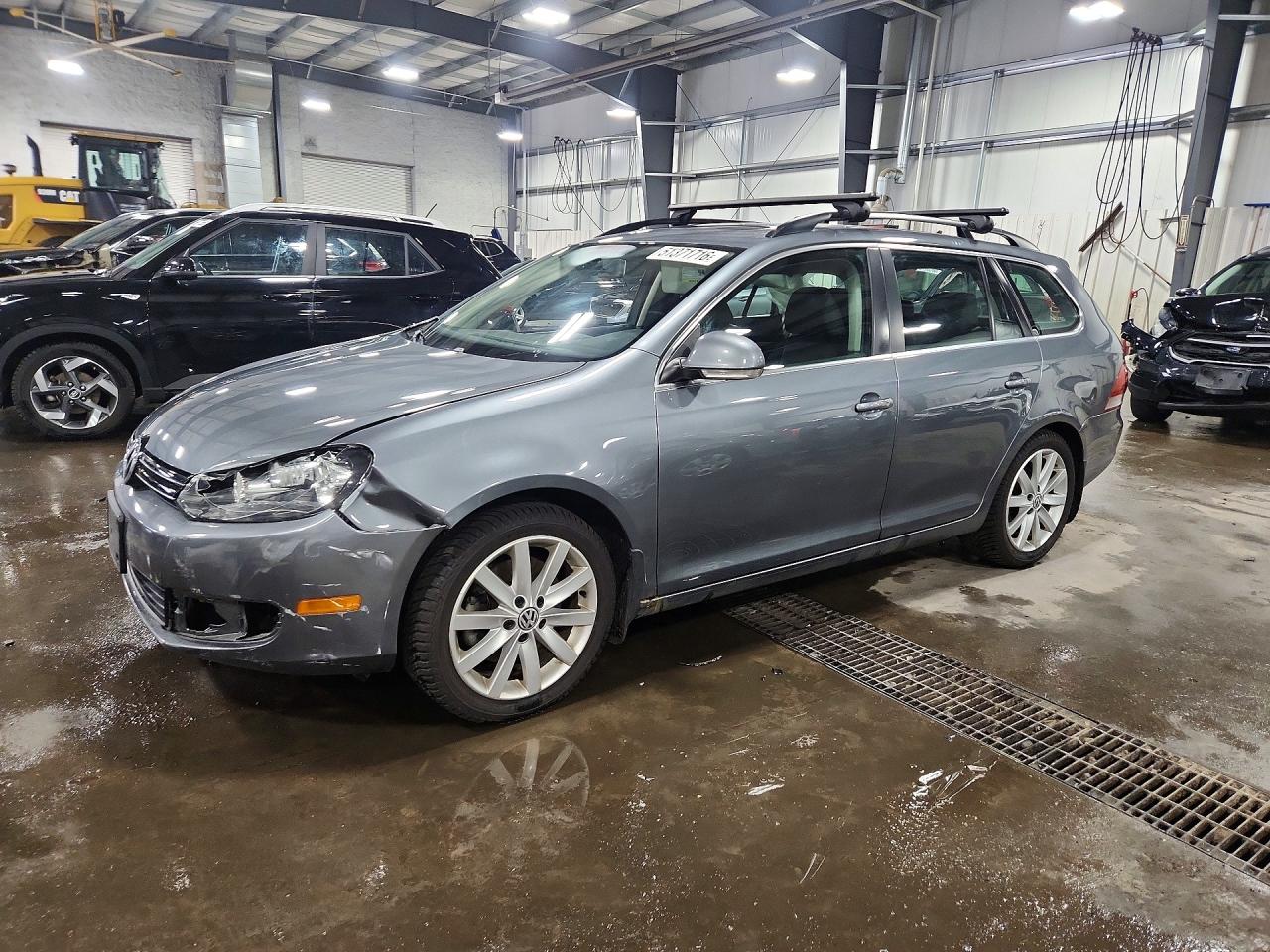 2012 Volkswagen Jetta Tdi Gray vin: 3VWPL7AJ3CM647464