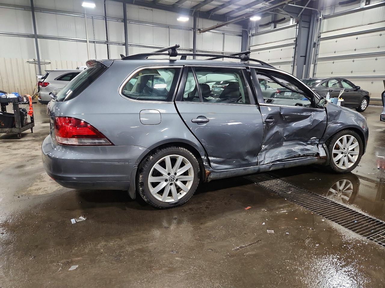 2012 Volkswagen Jetta Tdi Gray vin: 3VWPL7AJ3CM647464