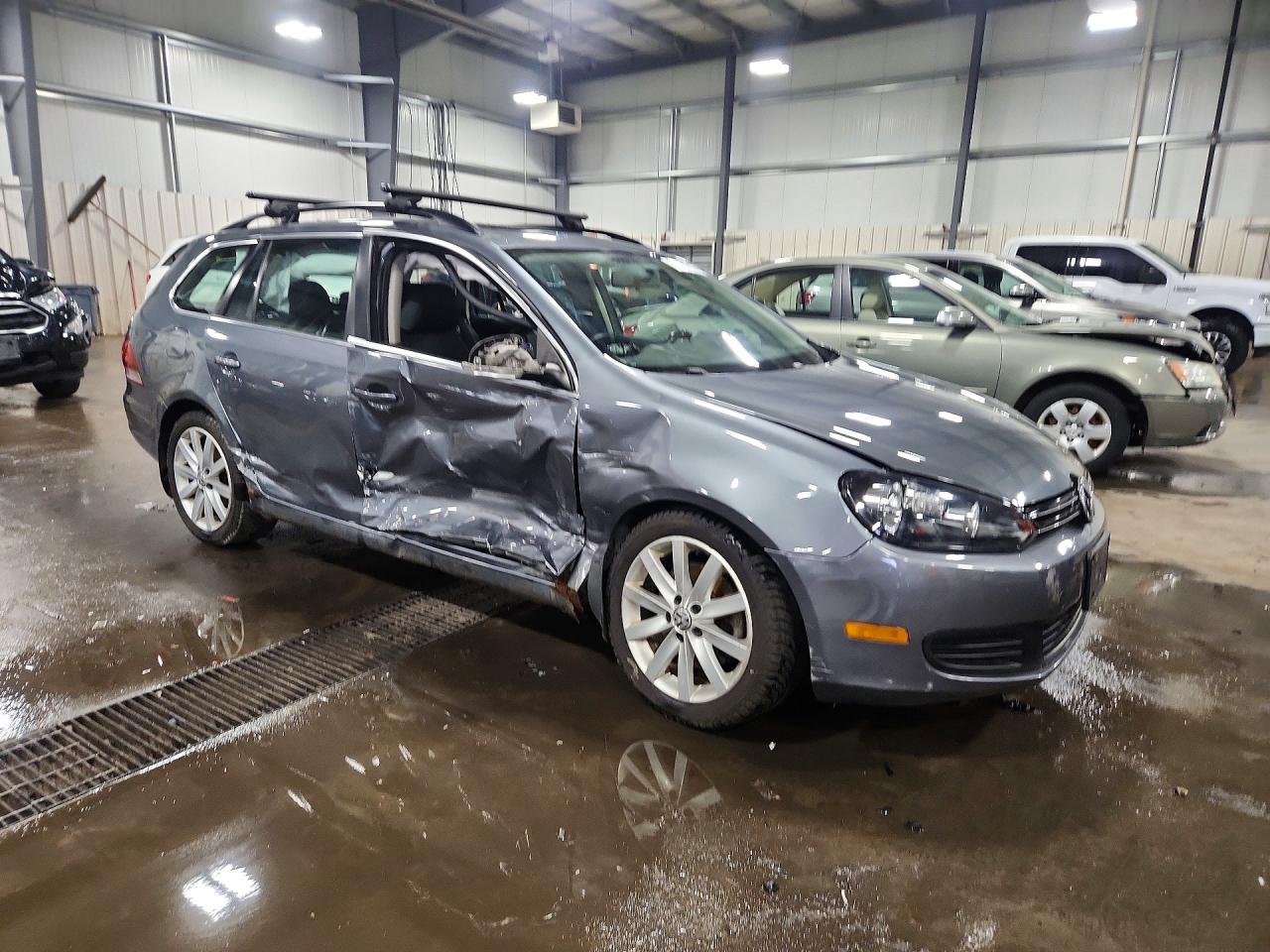 2012 Volkswagen Jetta Tdi Gray vin: 3VWPL7AJ3CM647464