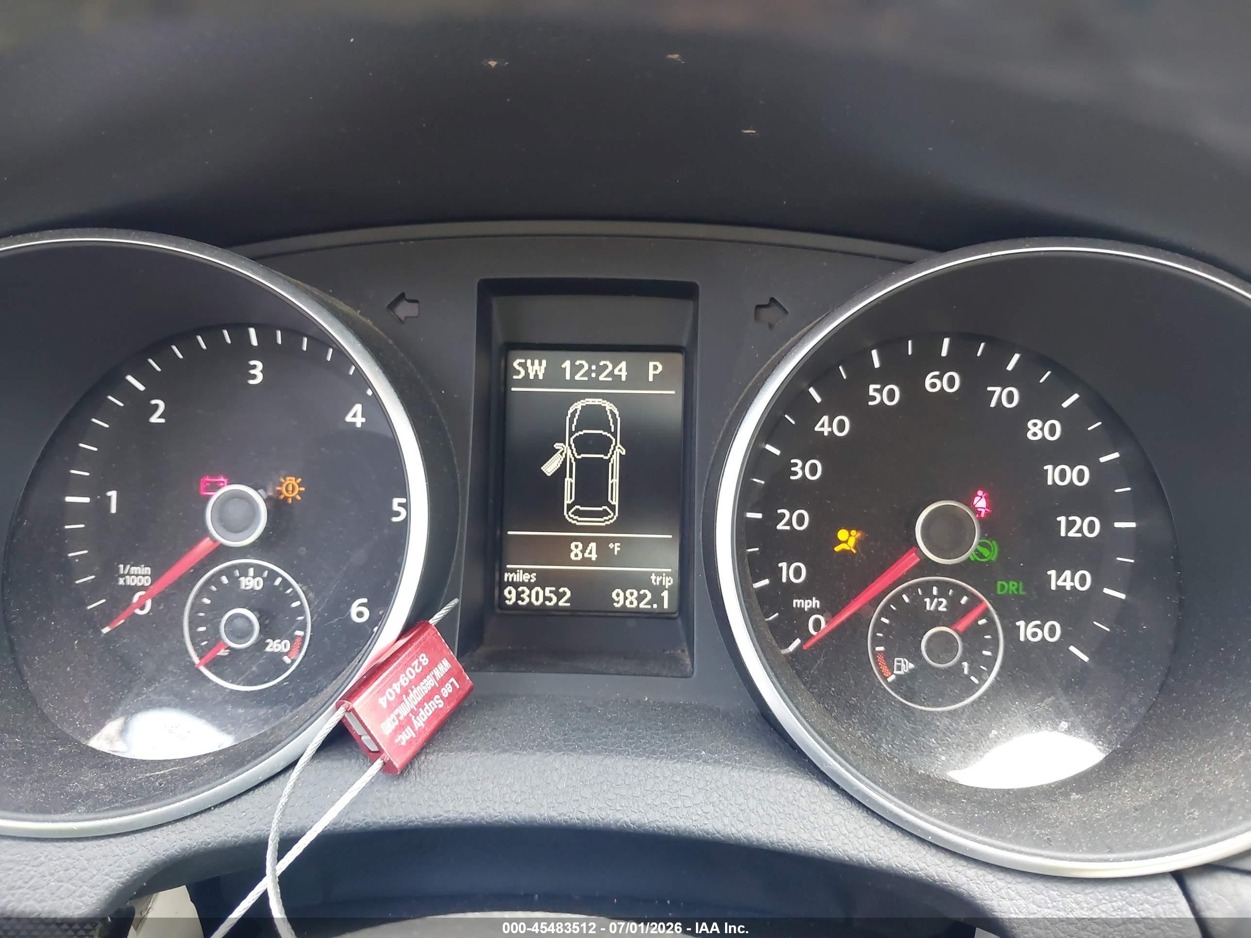 2012 Volkswagen Jetta Sportwagen 2.0l Tdi Белый vin: 3VWPL7AJ3CM668265
