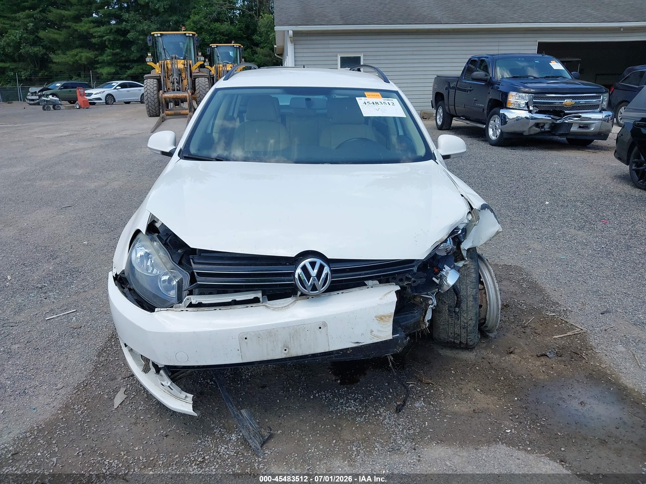 2012 Volkswagen Jetta Sportwagen 2.0l Tdi Белый vin: 3VWPL7AJ3CM668265