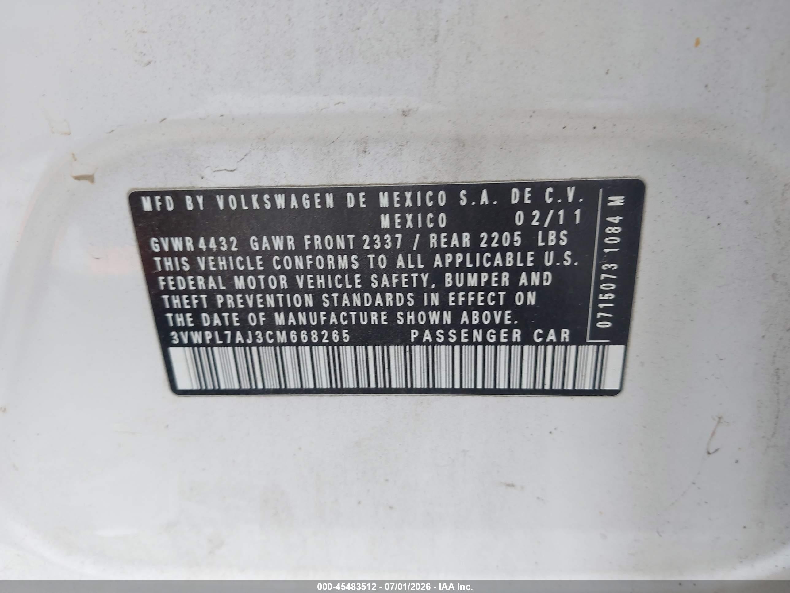 2012 Volkswagen Jetta Sportwagen 2.0l Tdi Белый vin: 3VWPL7AJ3CM668265