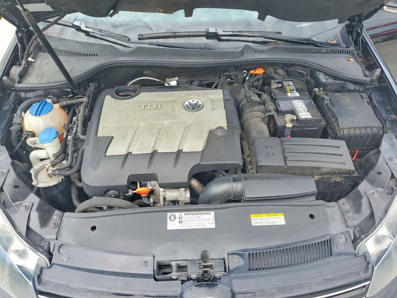 2013 Volkswagen Jetta Tdi Black vin: 3VWPL7AJ3DM655193