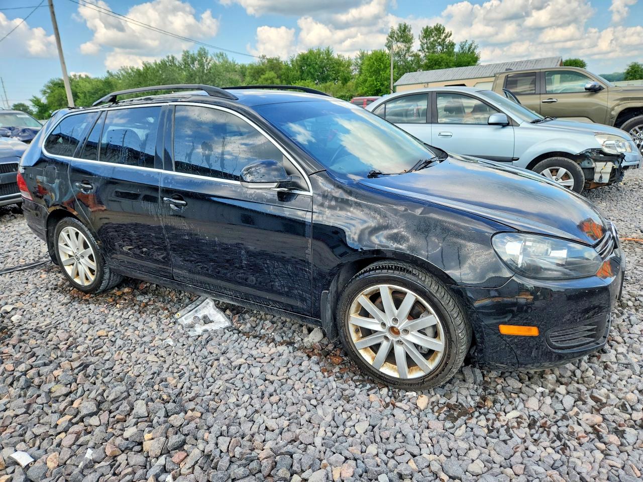 2013 Volkswagen Jetta Tdi Black vin: 3VWPL7AJ3DM668588
