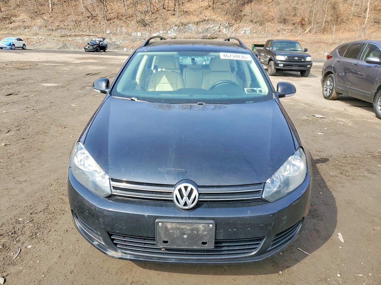 2014 Volkswagen Jetta Tdi Black vin: 3VWPL7AJ3EM600518