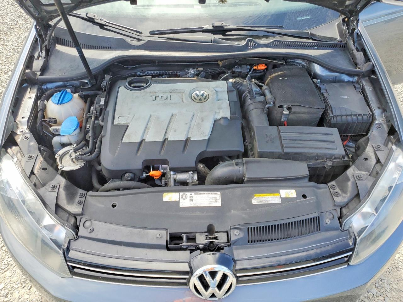 2014 Volkswagen Jetta Tdi Gray vin: 3VWPL7AJ3EM604083