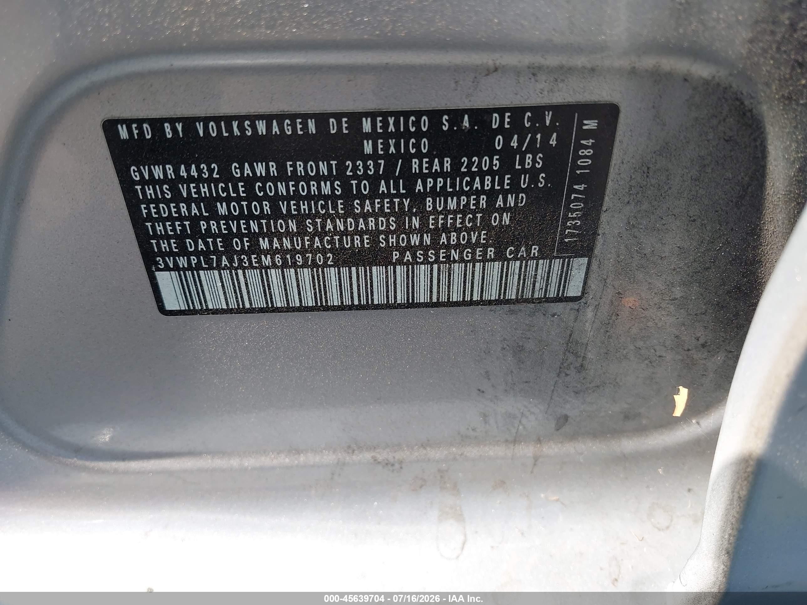 2014 Volkswagen Jetta Sportwagen 2.0l Tdi Silver vin: 3VWPL7AJ3EM619702